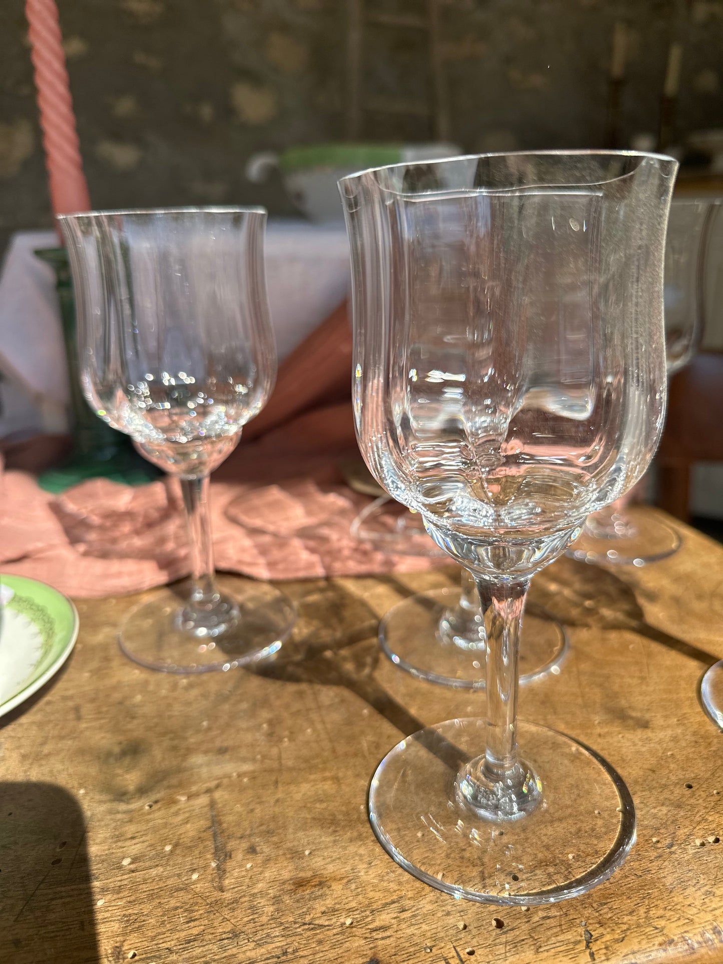 Ensemble de 6 verres a vin En cristal de Baccarat De Raymonde à Zoé