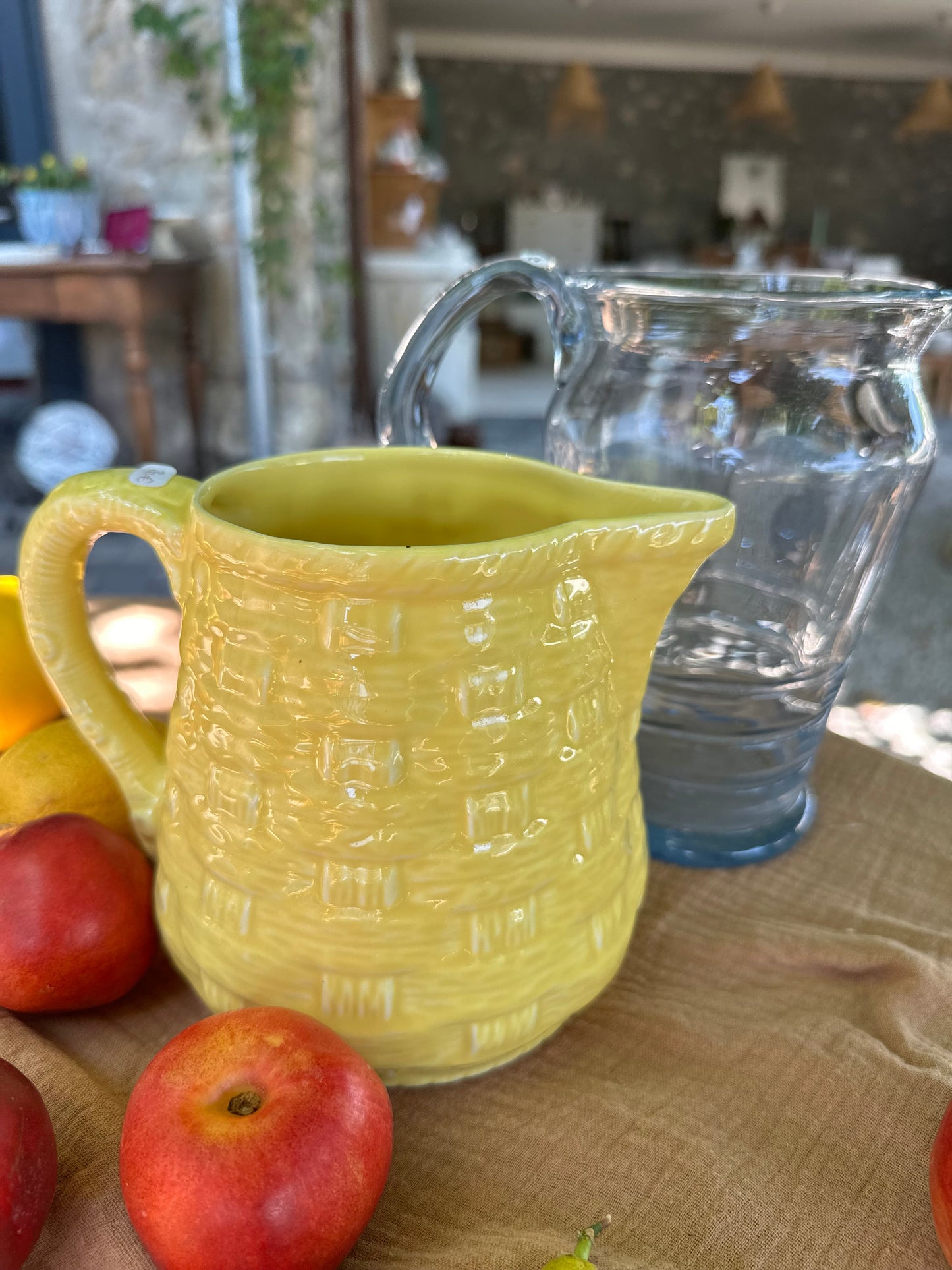 Pichet en Céramique Jaune De Raymonde à Zoé