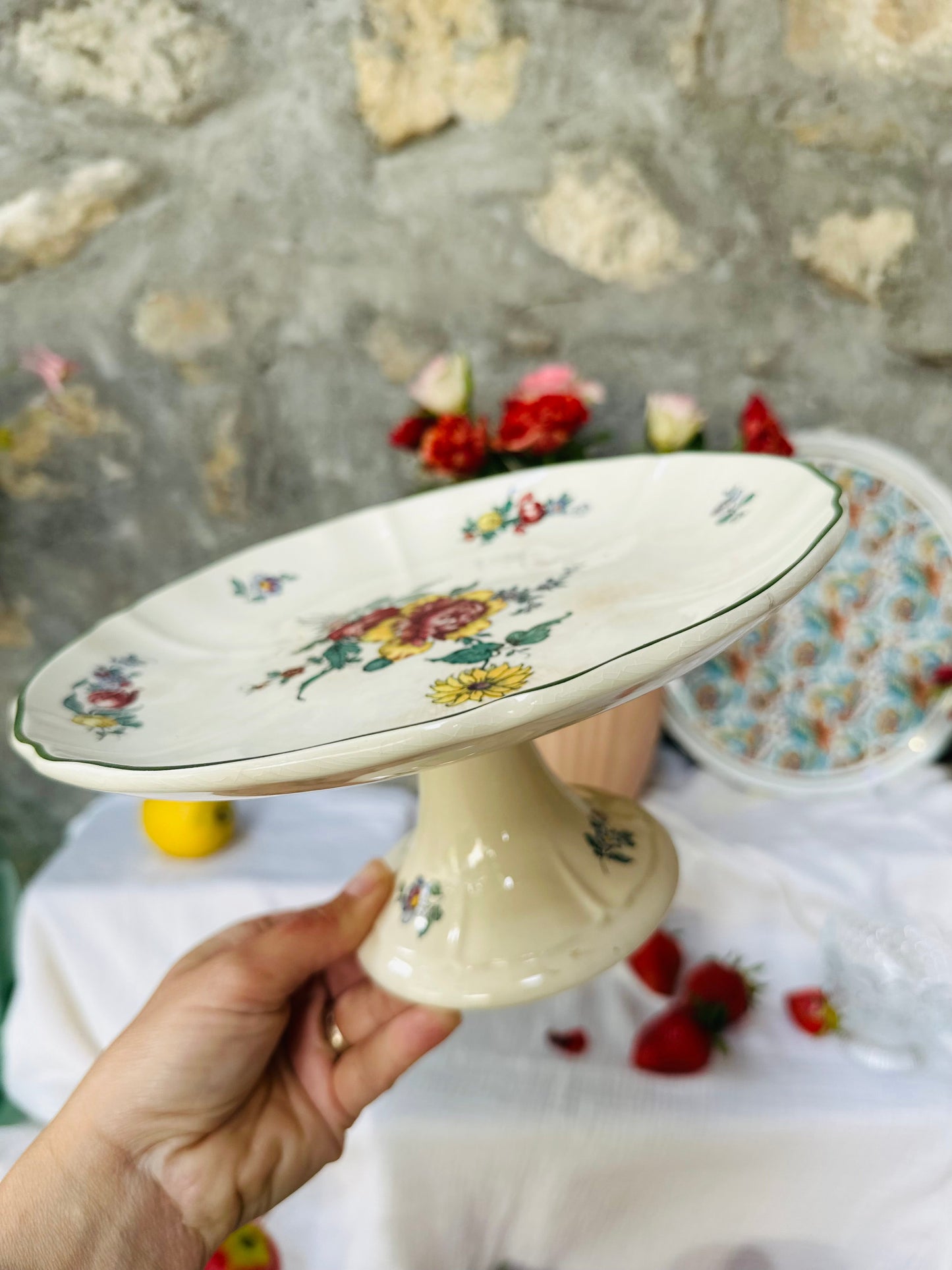 Compotier en faience Villeroy & Boch De Raymonde à Zoé