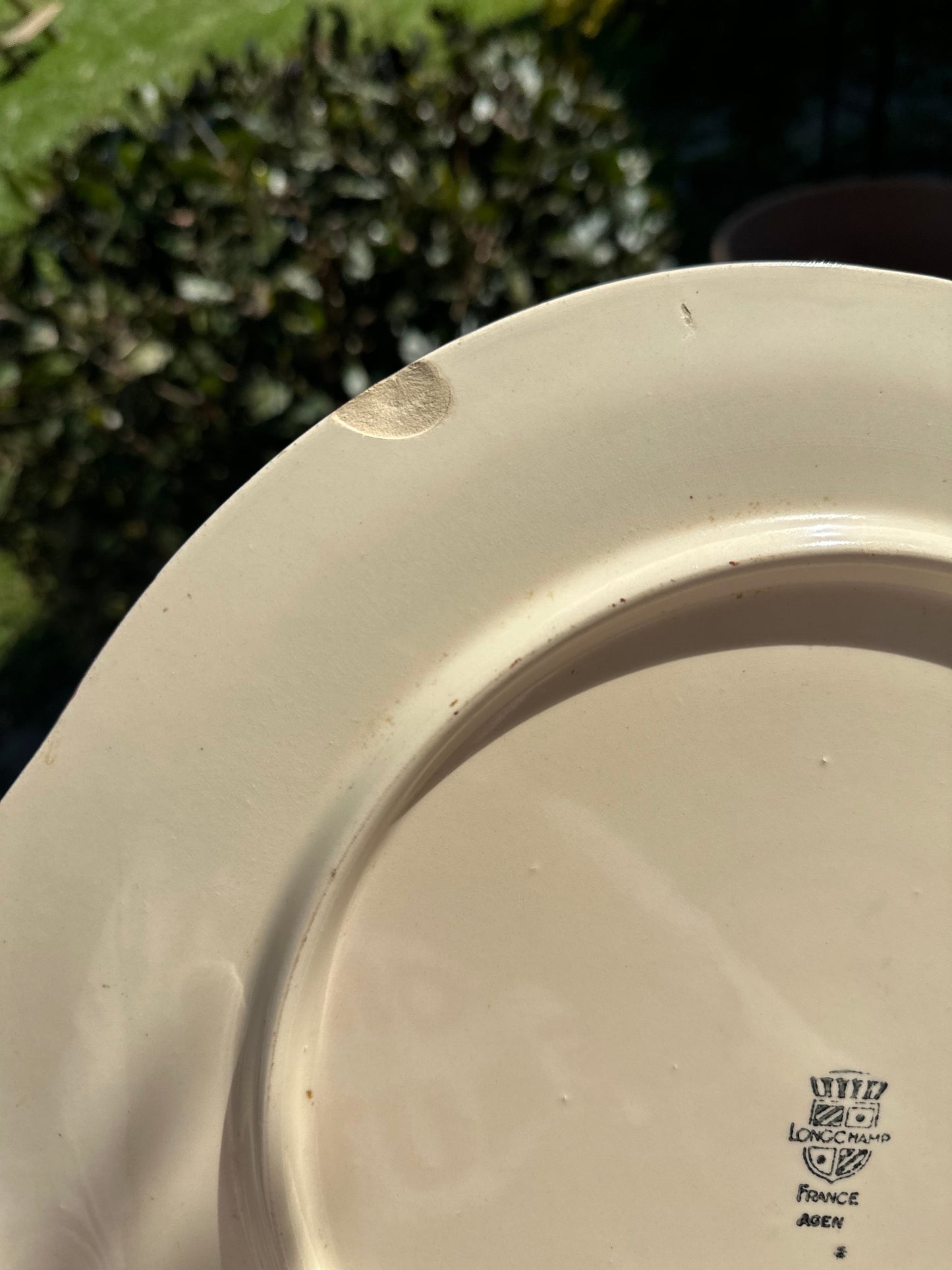 Plat à tarte Longchamp modèle Agen De Raymonde à Zoé