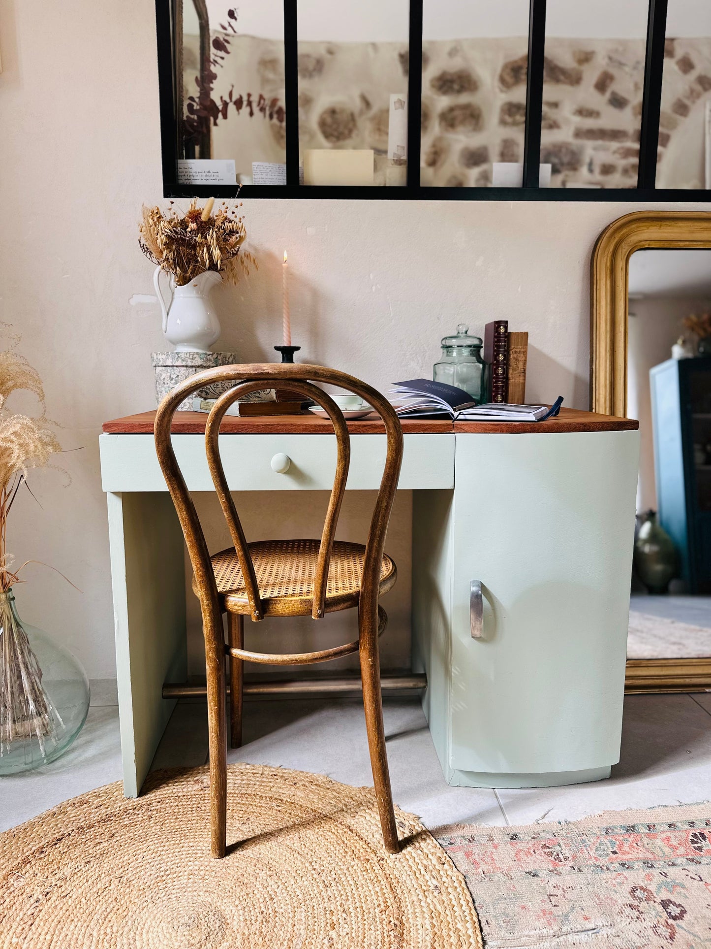 Bureau vintage relooké De Raymonde à Zoé