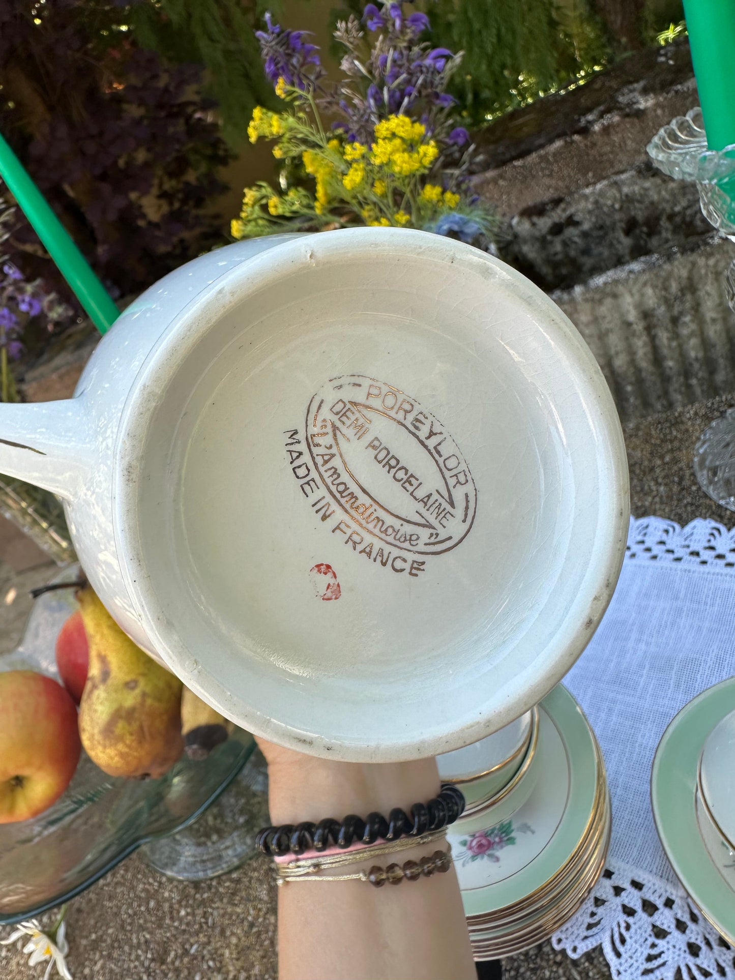 Service à café vintage « l’amandinoise » De Raymonde à Zoé