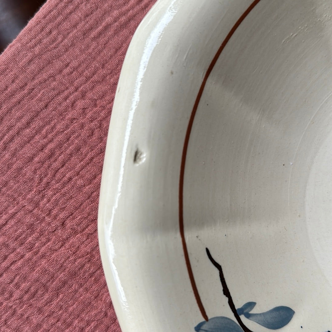 Plat rond et creux Sarreguemines De Raymonde à Zoé