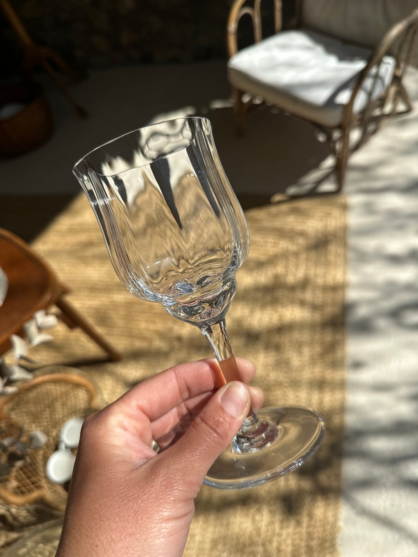 Ensemble de 6 verres a vin En cristal de Baccarat De Raymonde à Zoé