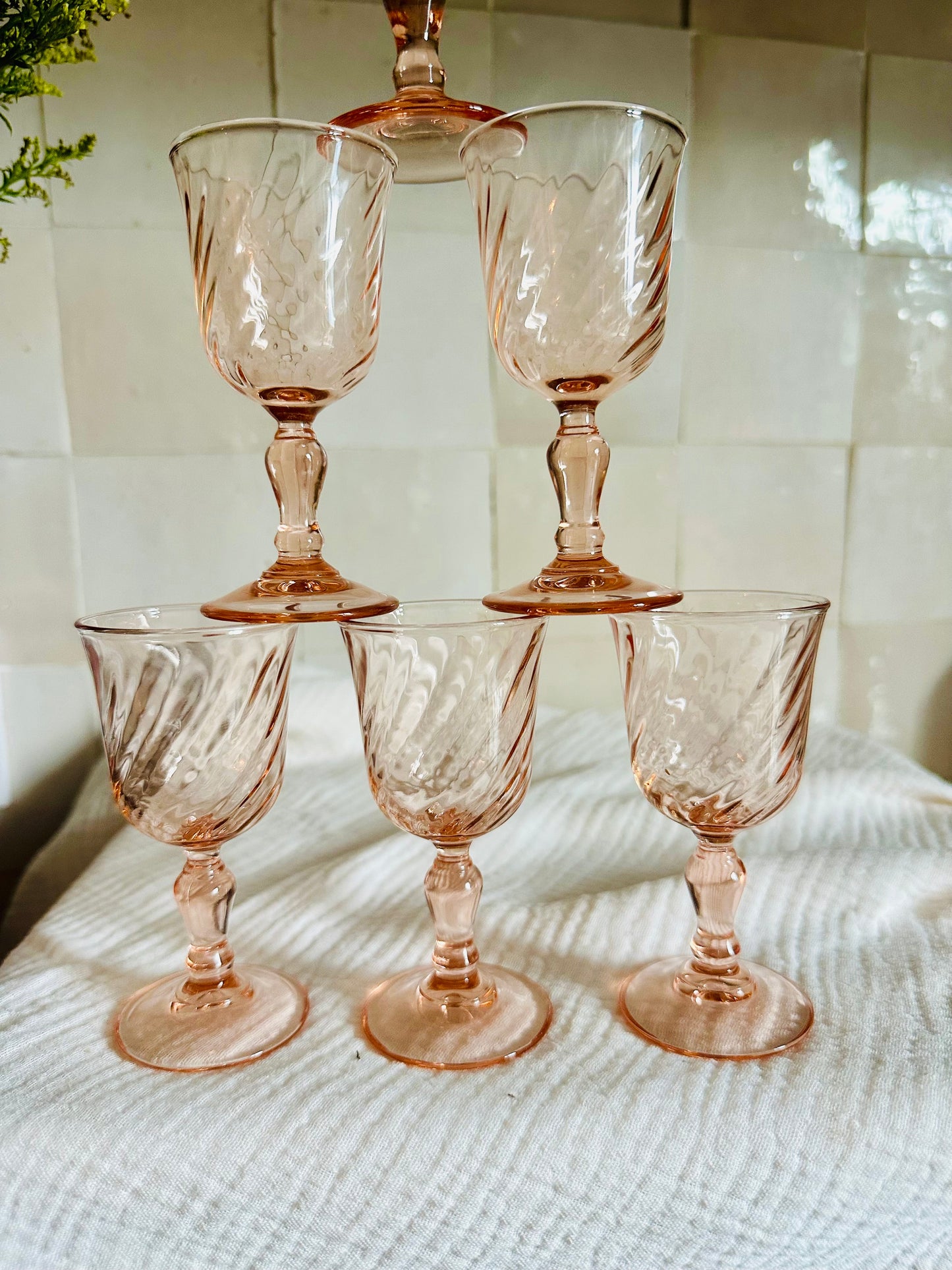 Ensemble de 4 verres à liqueur en verre Arcoroc Rosaline De Raymonde à Zoé