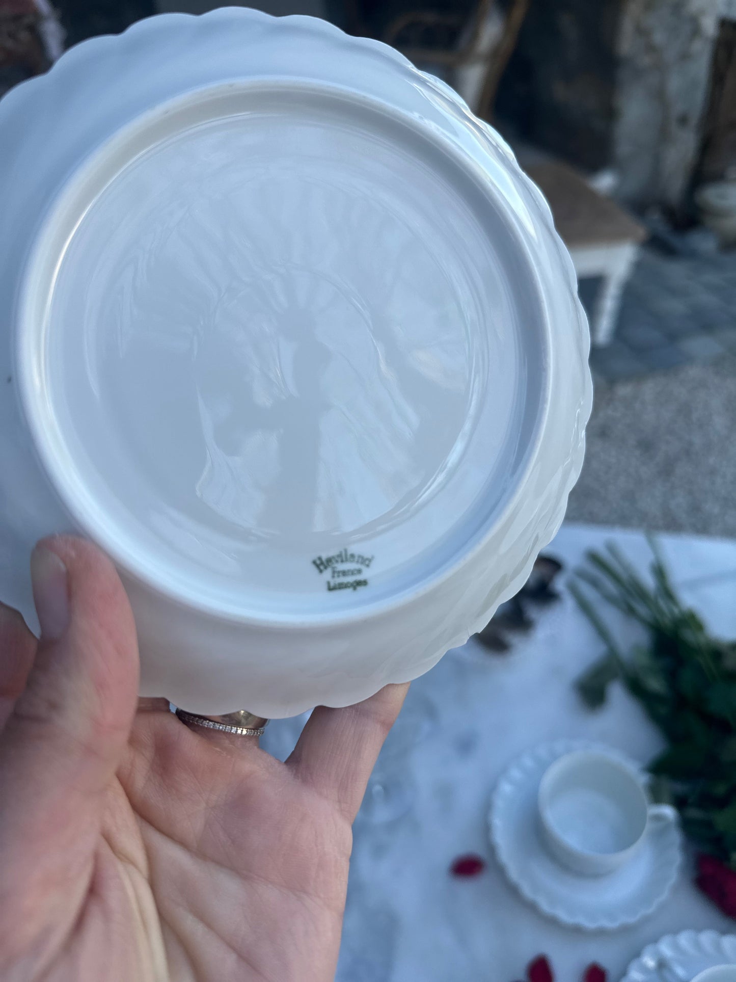 Ensemble de 3 tasses à café ou thé Haviland De Raymonde à Zoé