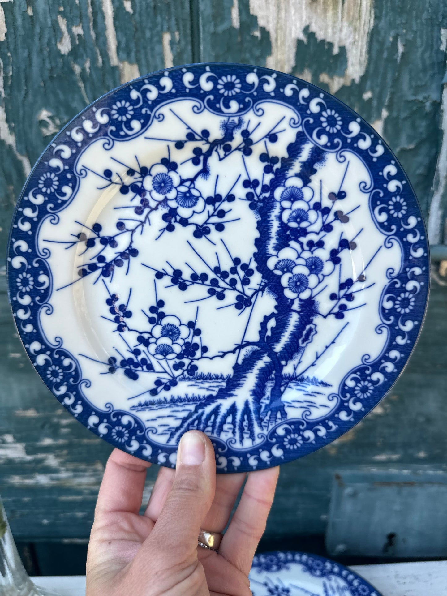 6 assiettes à dessert porcelaine japonaise De Raymonde à Zoé