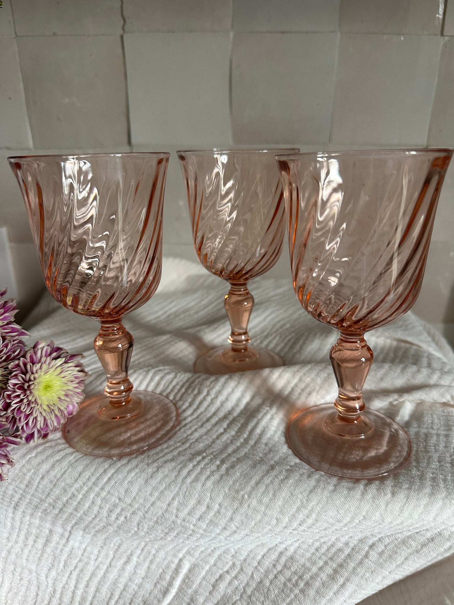 Ensemble de 6 verres Rosaline De Raymonde à Zoé