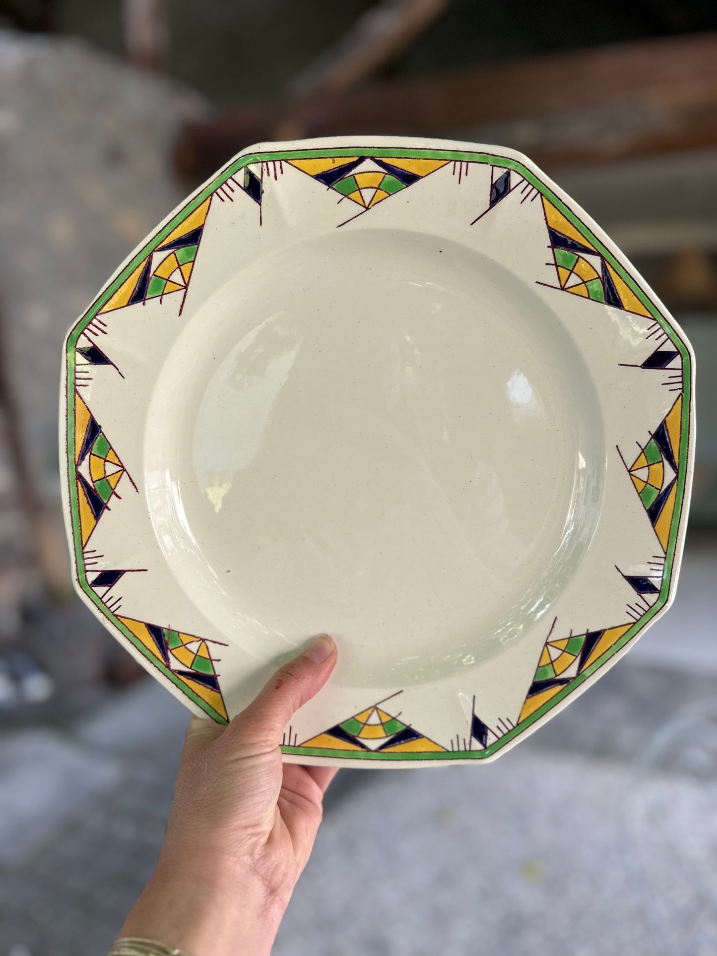 Grand plat de présentation Royal Boch La Louvière De Raymonde à Zoé