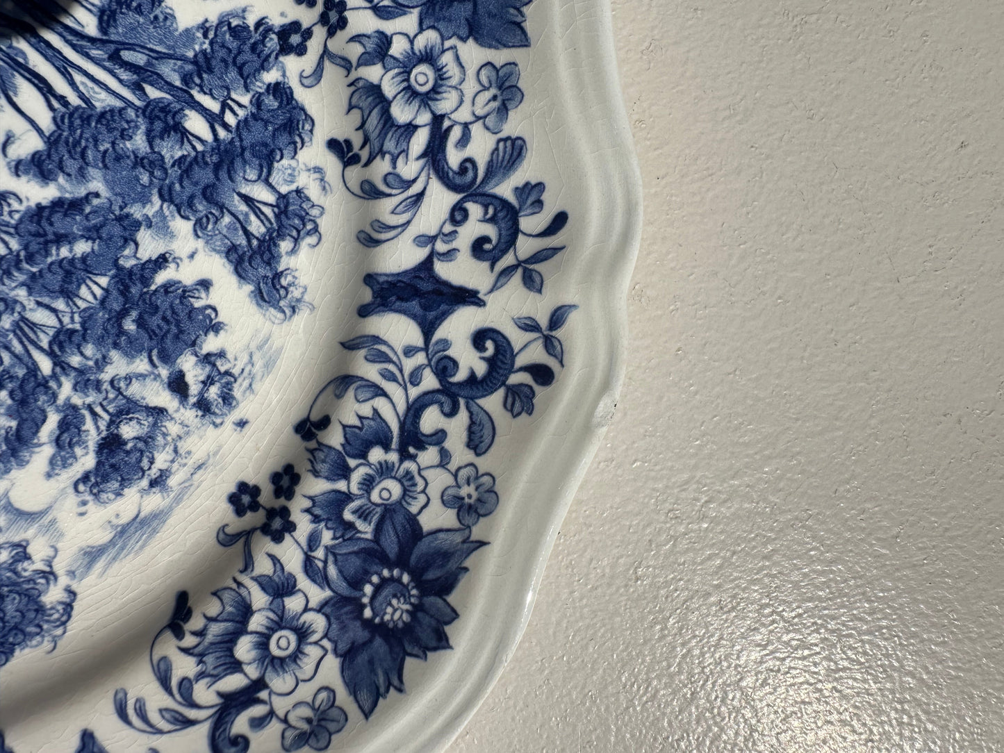 Ensemble de 10 assiettes plates Derby Sarreguemines De Raymonde à Zoé