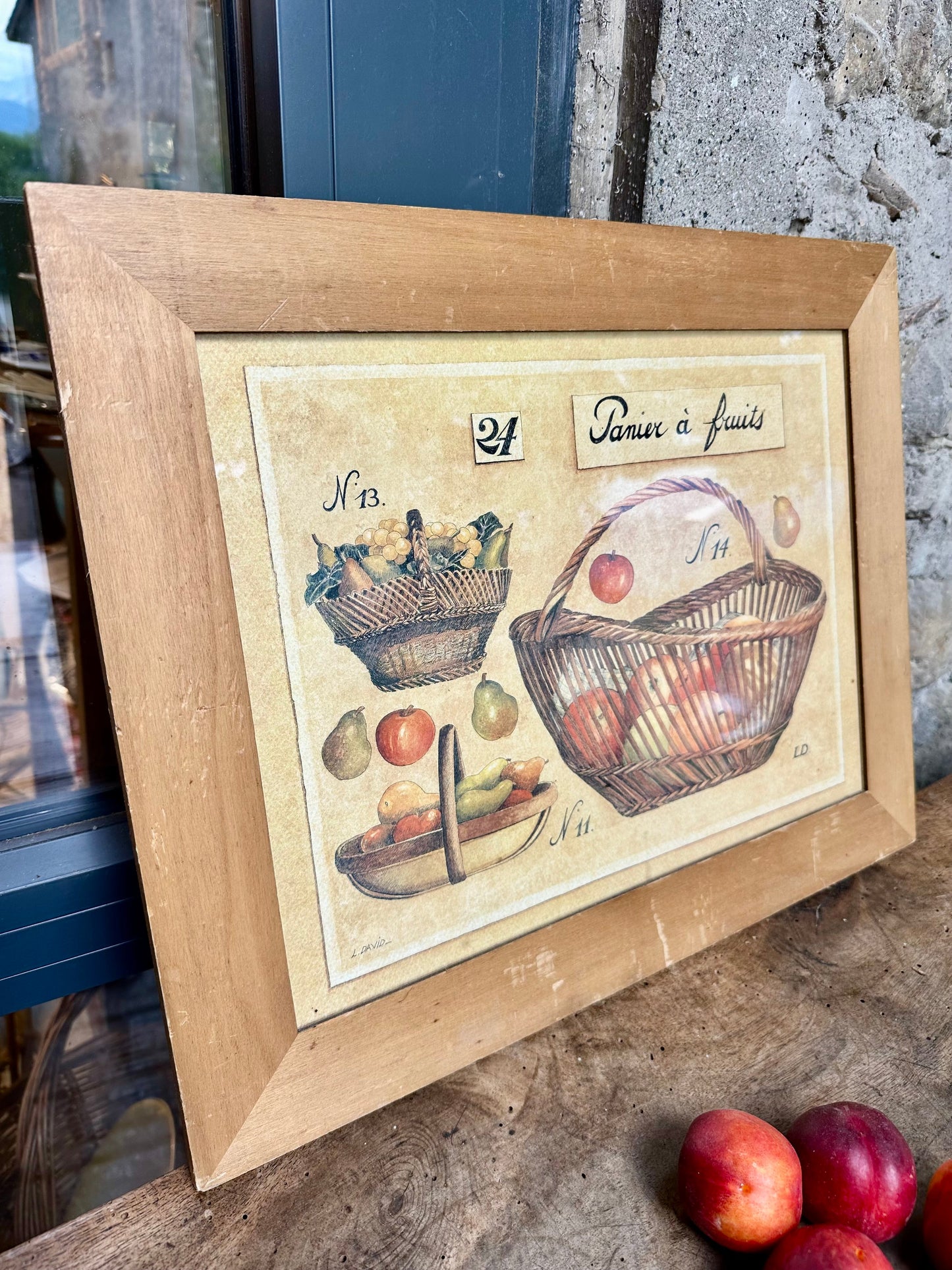 Tableau « panier à fruits » De Raymonde à Zoé