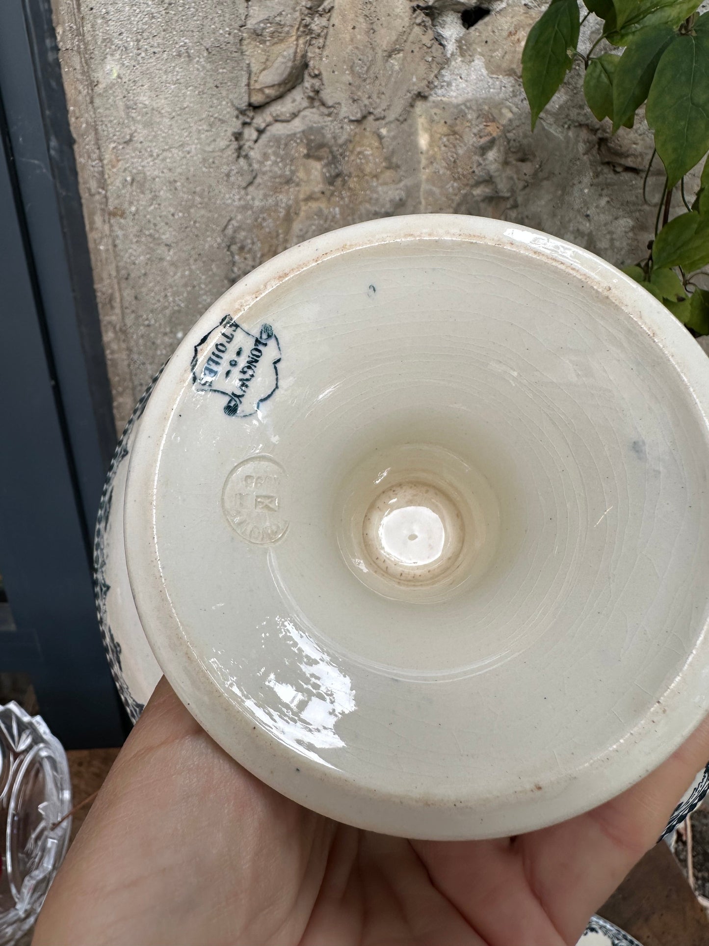 Compotier en terre de fer Longwy (modèle moyen) De Raymonde à Zoé