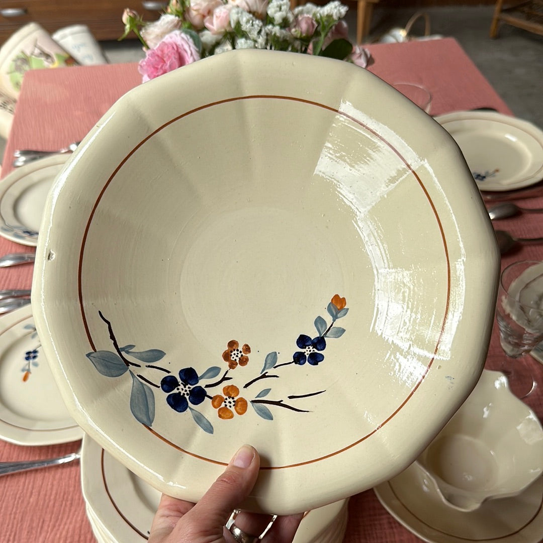 Plat rond et creux Sarreguemines De Raymonde à Zoé