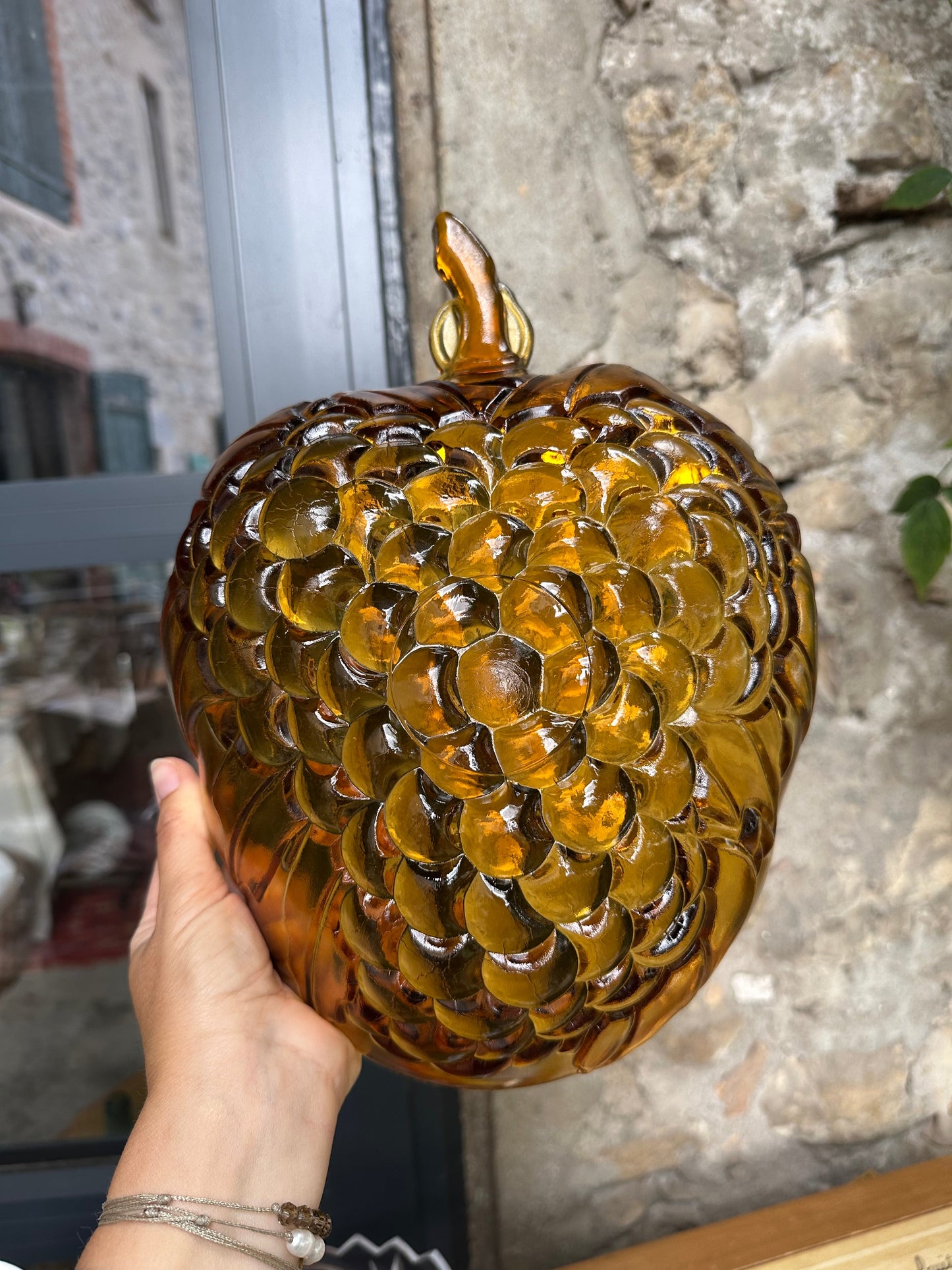 saladier ou coupe a fruits en verre De Raymonde à Zoé