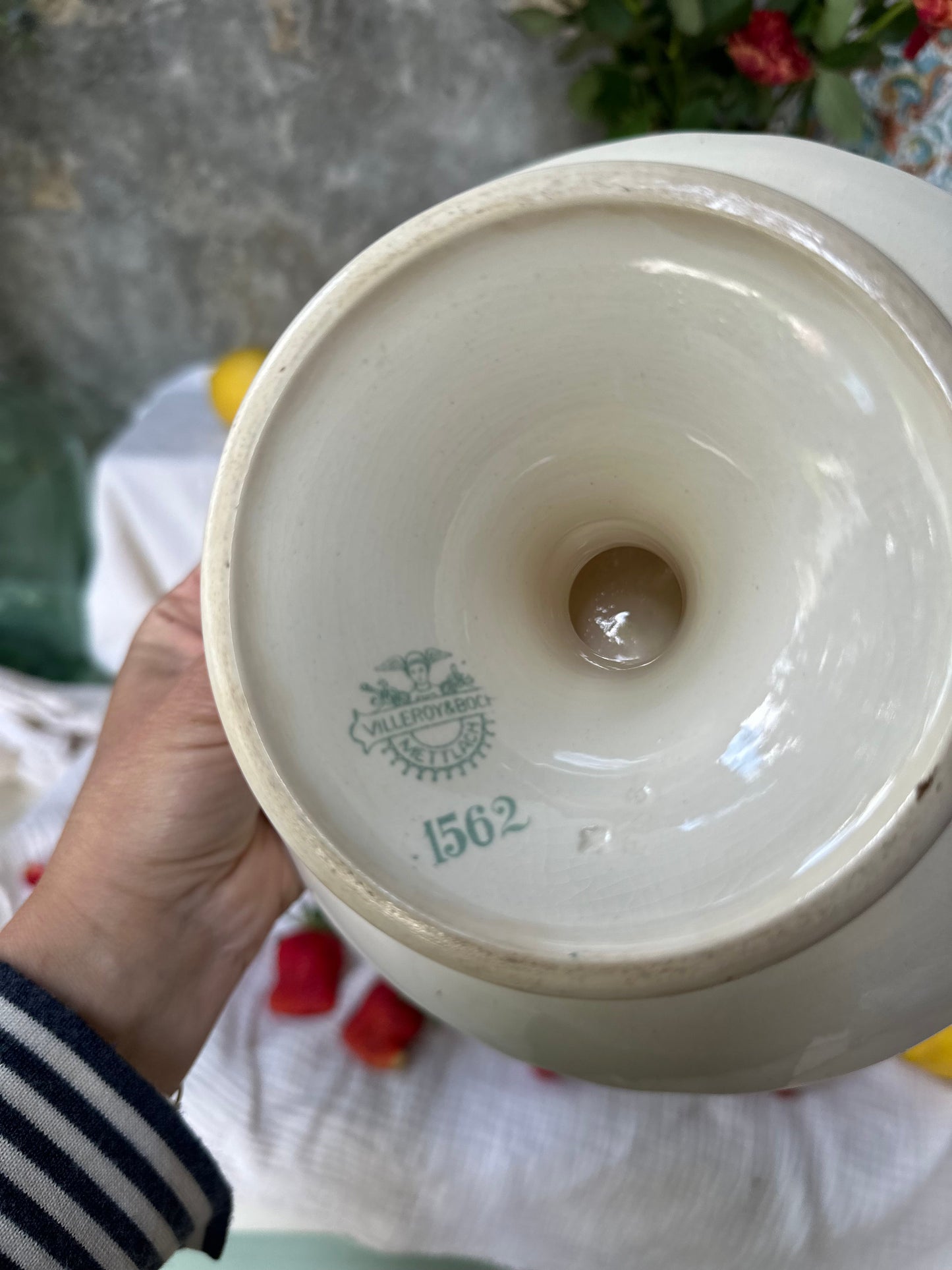 Compotier en faience Villeroy & Boch De Raymonde à Zoé