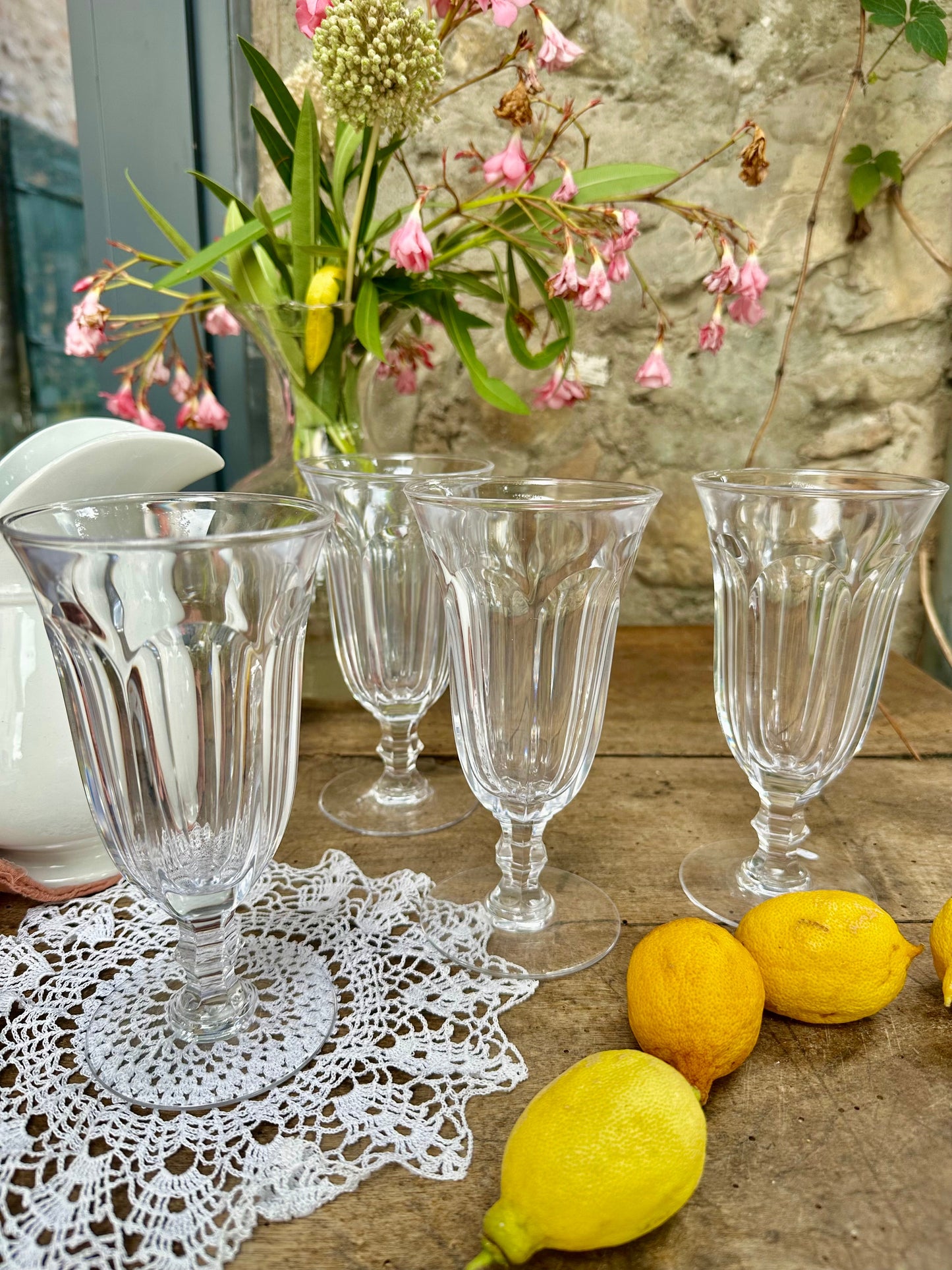 4 coupes à dessert et glaces en cristal De Raymonde à Zoé