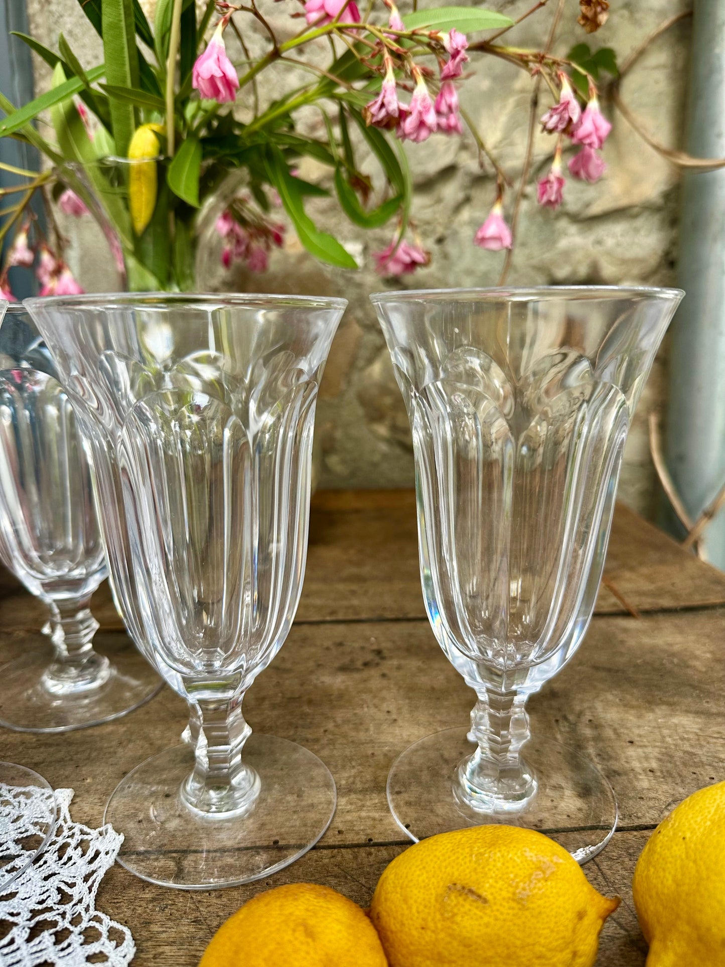 4 coupes à dessert et glaces en cristal De Raymonde à Zoé
