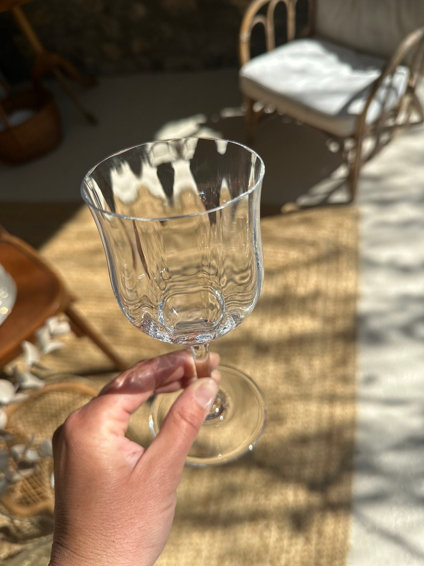 Ensemble de 6 verres a vin En cristal de Baccarat De Raymonde à Zoé
