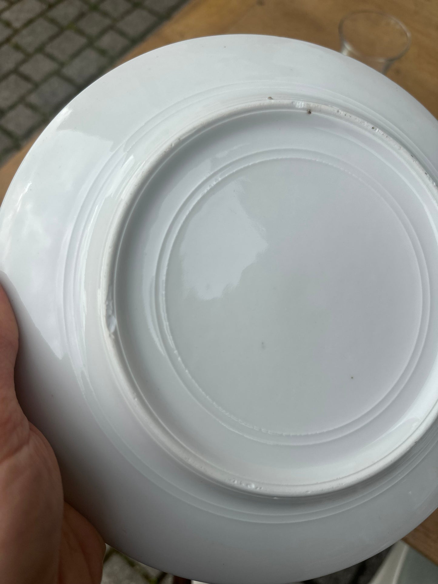 6 assiettes plates en porcelaine De Raymonde à Zoé