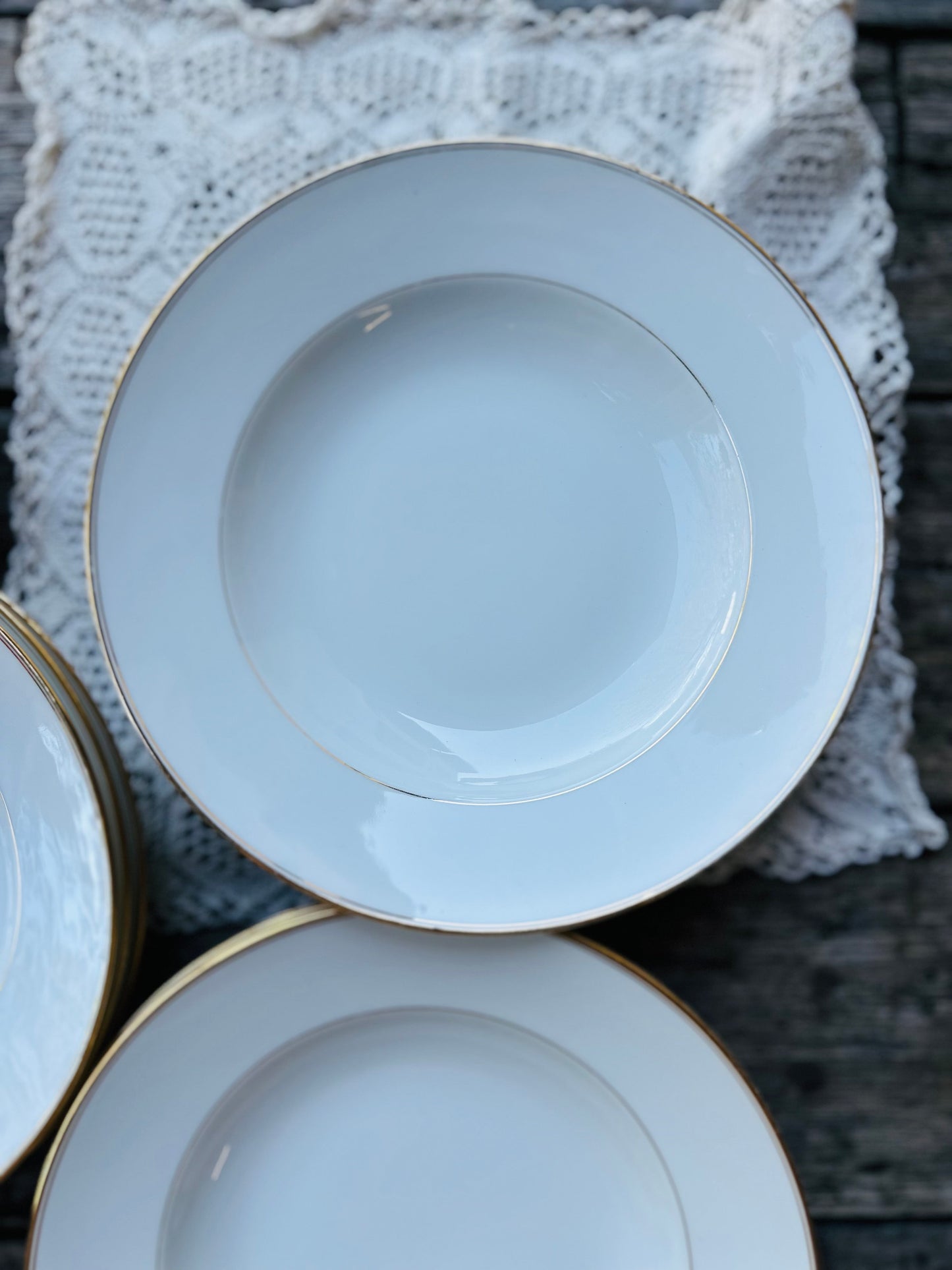 9 Assiettes creuse en porcelaine De Raymonde à Zoé