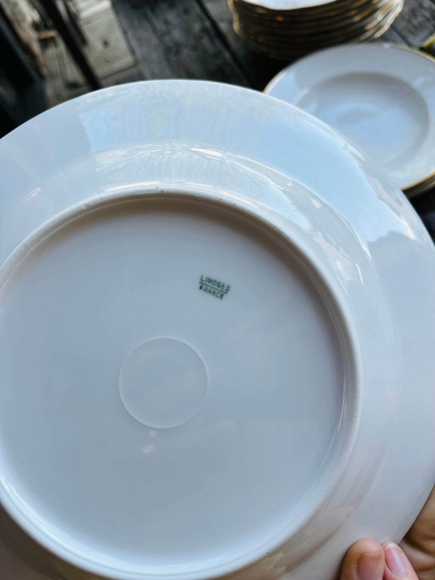 9 Assiettes creuse en porcelaine De Raymonde à Zoé