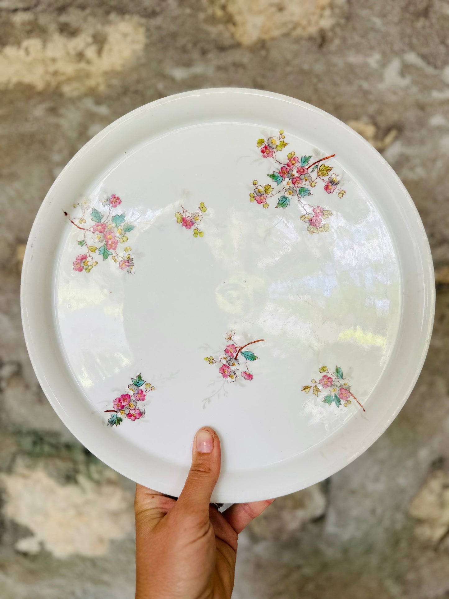 Plat à tarte en porcelaine De Raymonde à Zoé