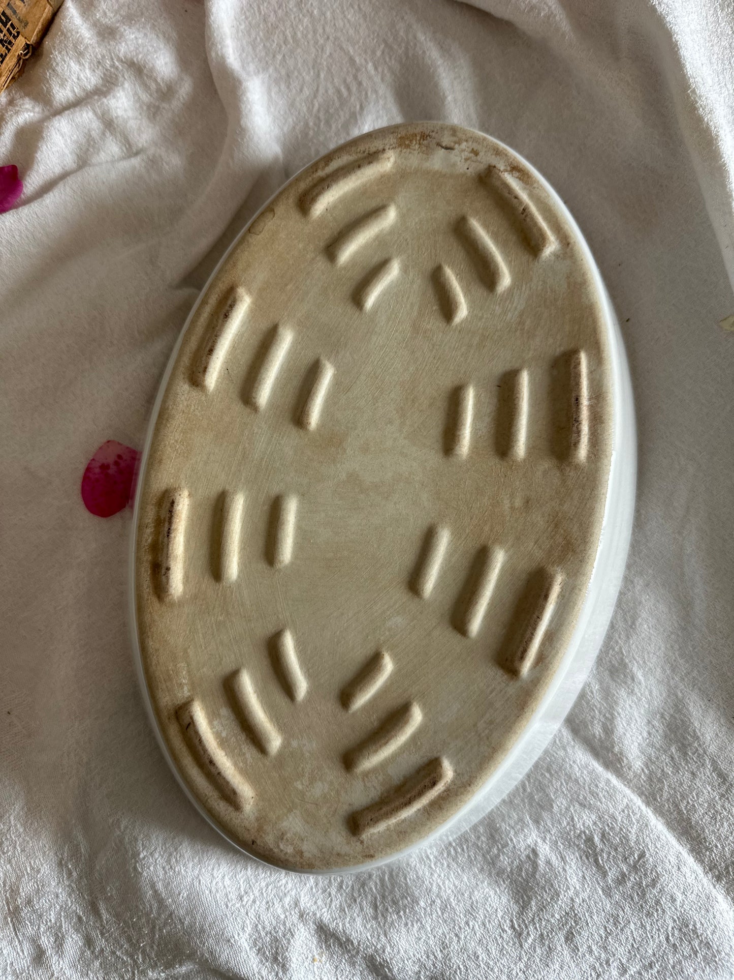 Plat oval creux De Raymonde à Zoé