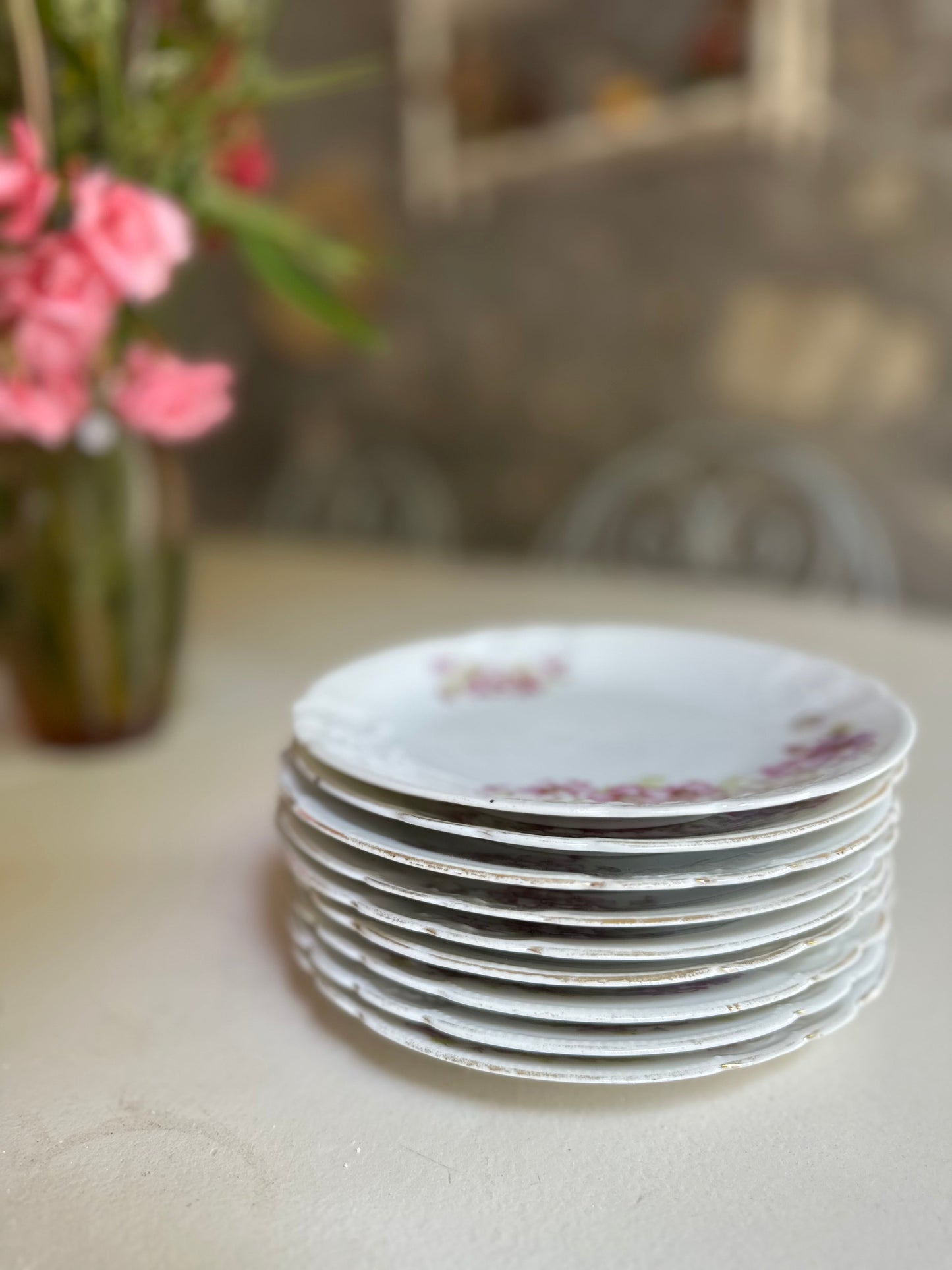 11 assiettes à dessert porcelaine De Raymonde à Zoé
