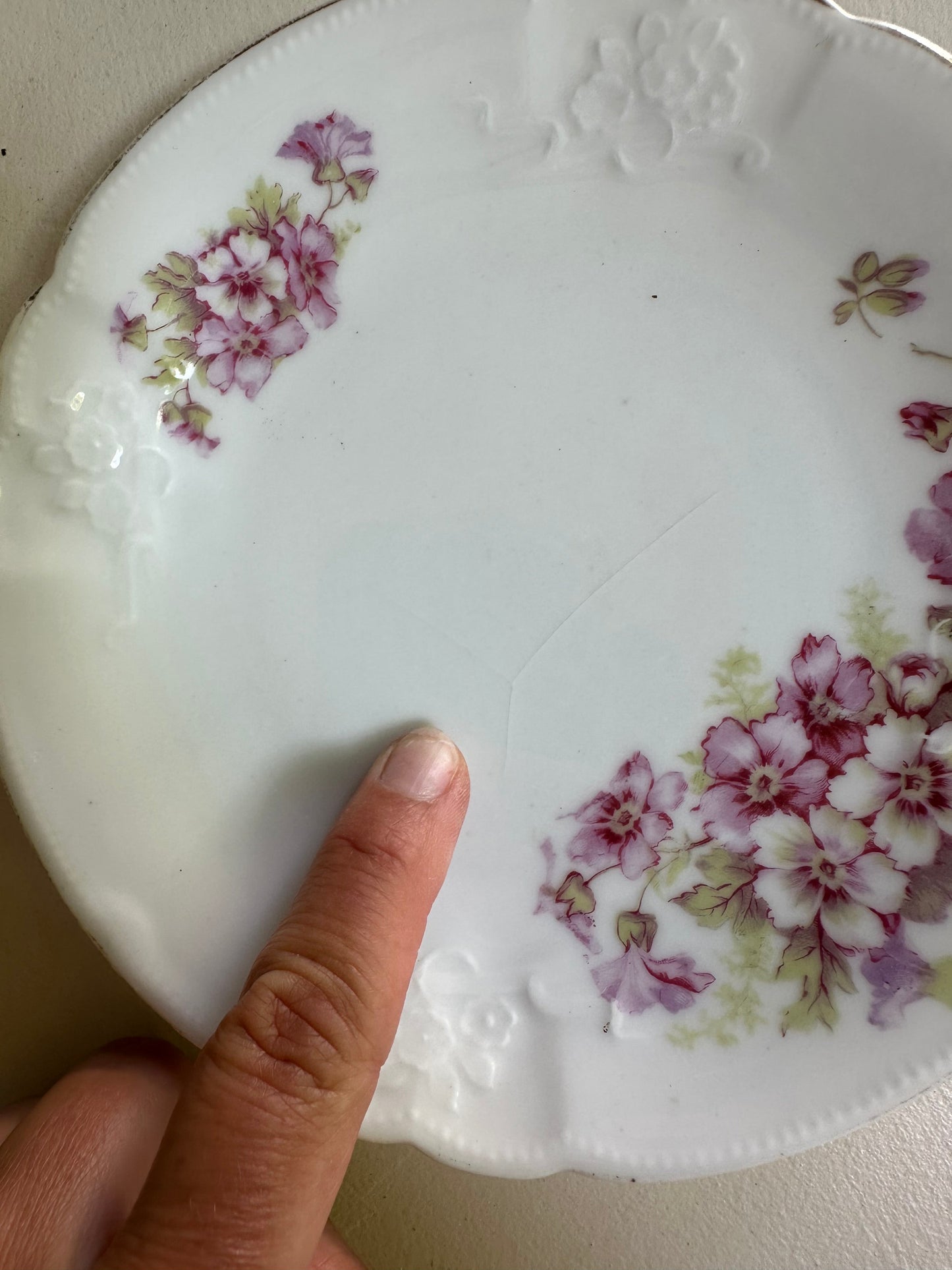 11 assiettes à dessert porcelaine De Raymonde à Zoé
