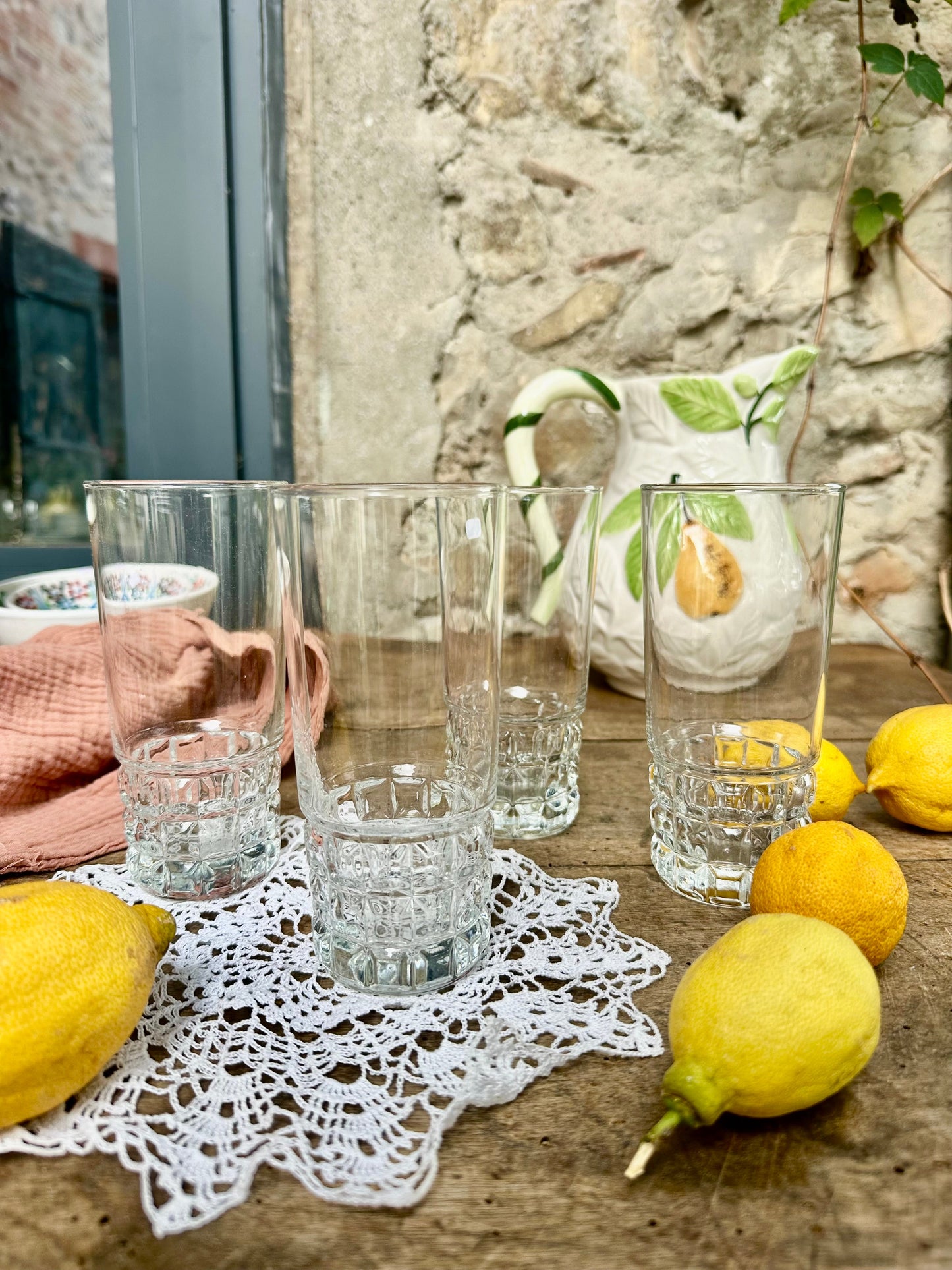 Ensemble de 4 verres à orangeade/citronnade (Copie) De Raymonde à Zoé