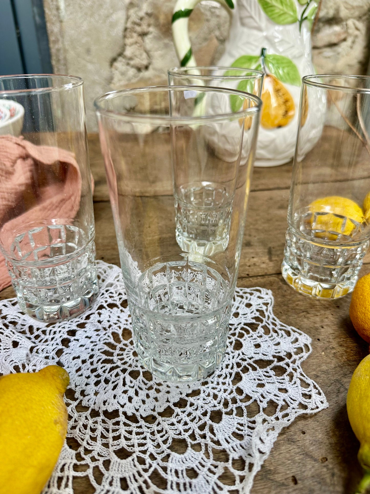 Ensemble de 4 verres à orangeade/citronnade (Copie) De Raymonde à Zoé