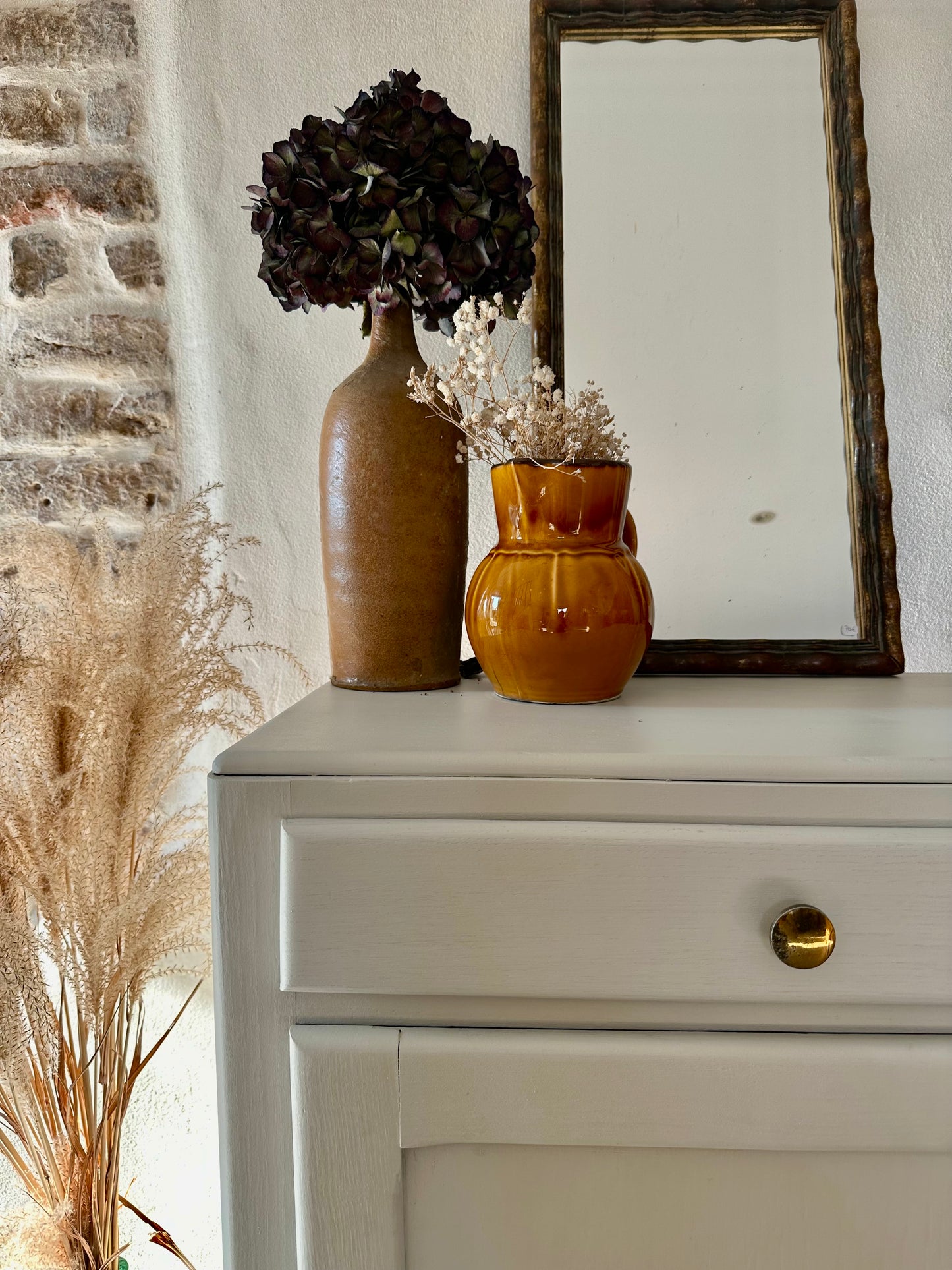 Pichet en céramique couleur ocre De Raymonde à Zoé