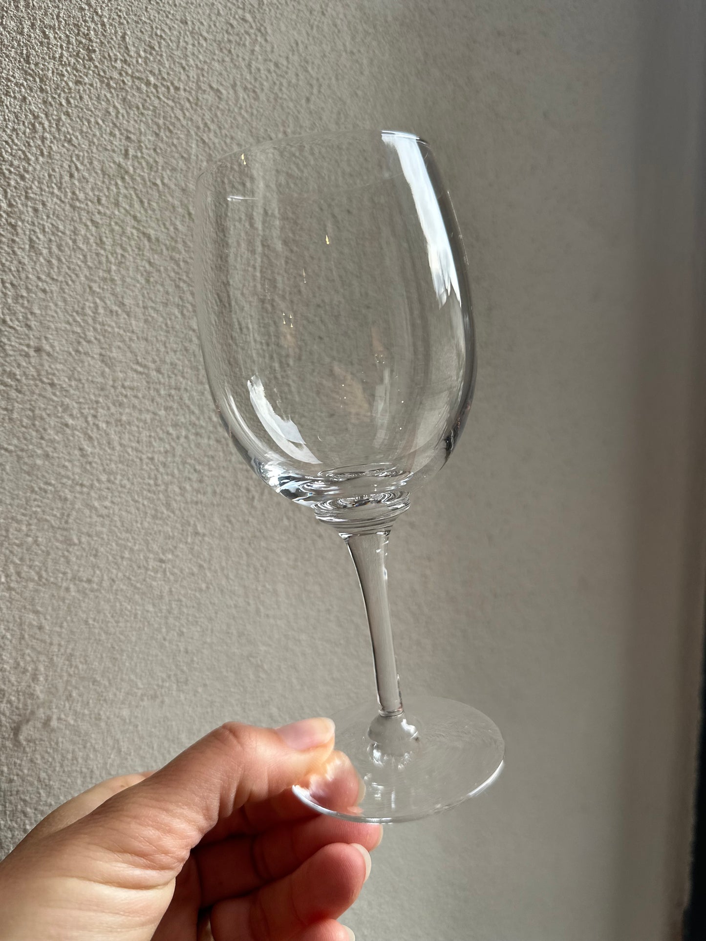 5 verres à eau ou à vin en cristal de Portieux De Raymonde à Zoé