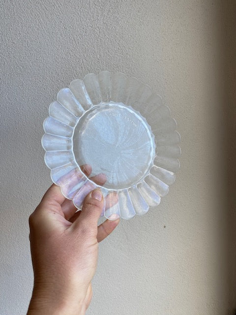 Ensemble de 7 assiettes à dessert en verre De Raymonde à Zoé