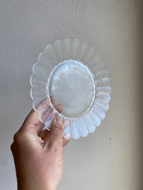 Ensemble de 7 assiettes à dessert en verre De Raymonde à Zoé