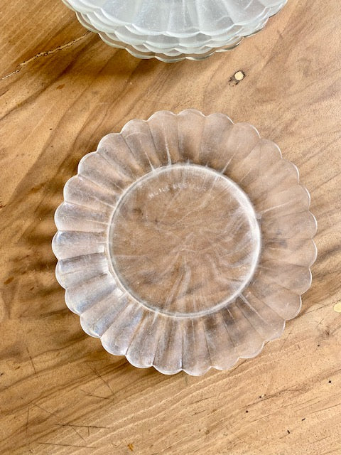 Ensemble de 7 assiettes à dessert en verre De Raymonde à Zoé