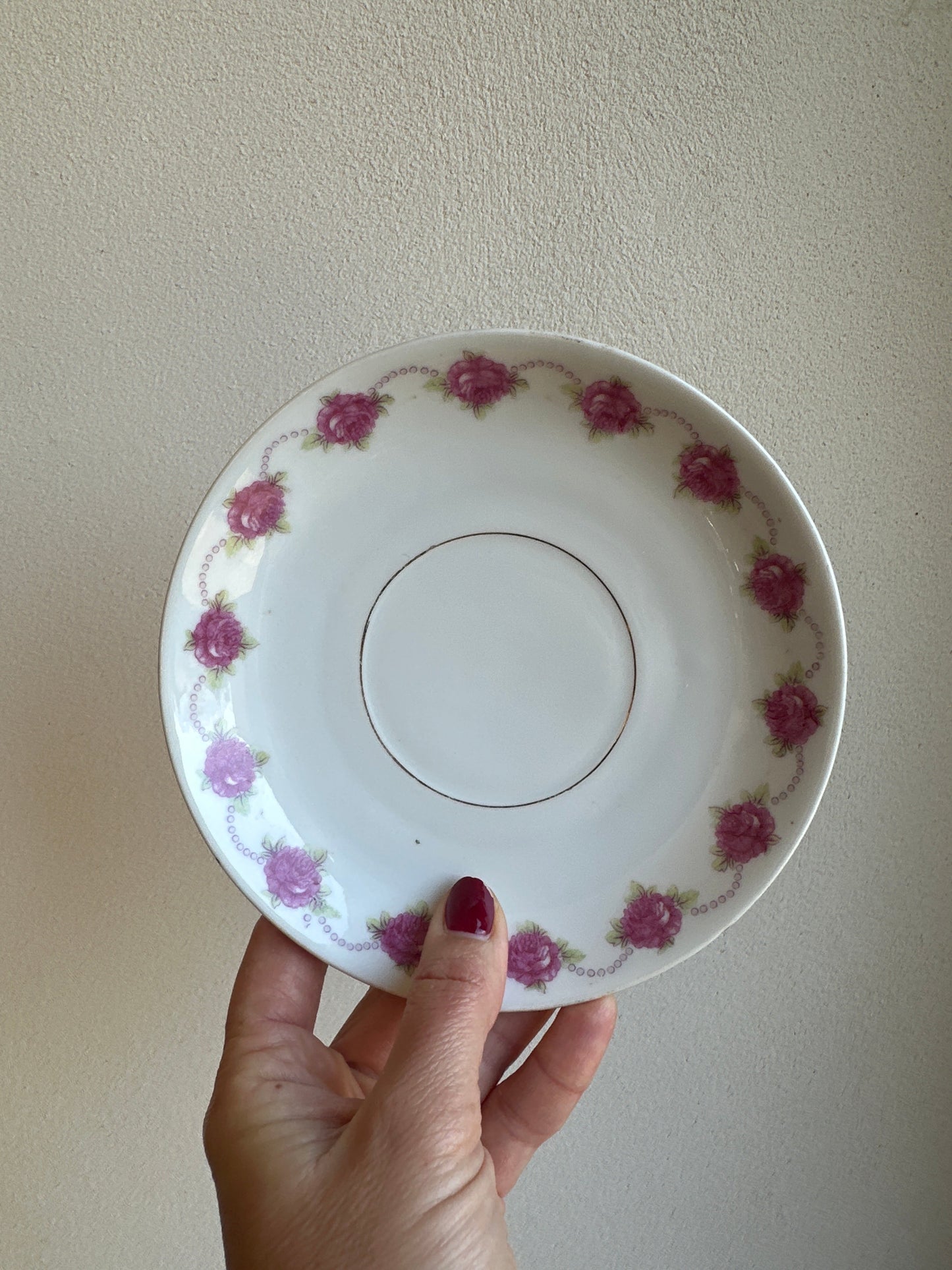 Ensemble de 2 tasses et 2 soucoupes assorties en porcelaine De Raymonde à Zoé