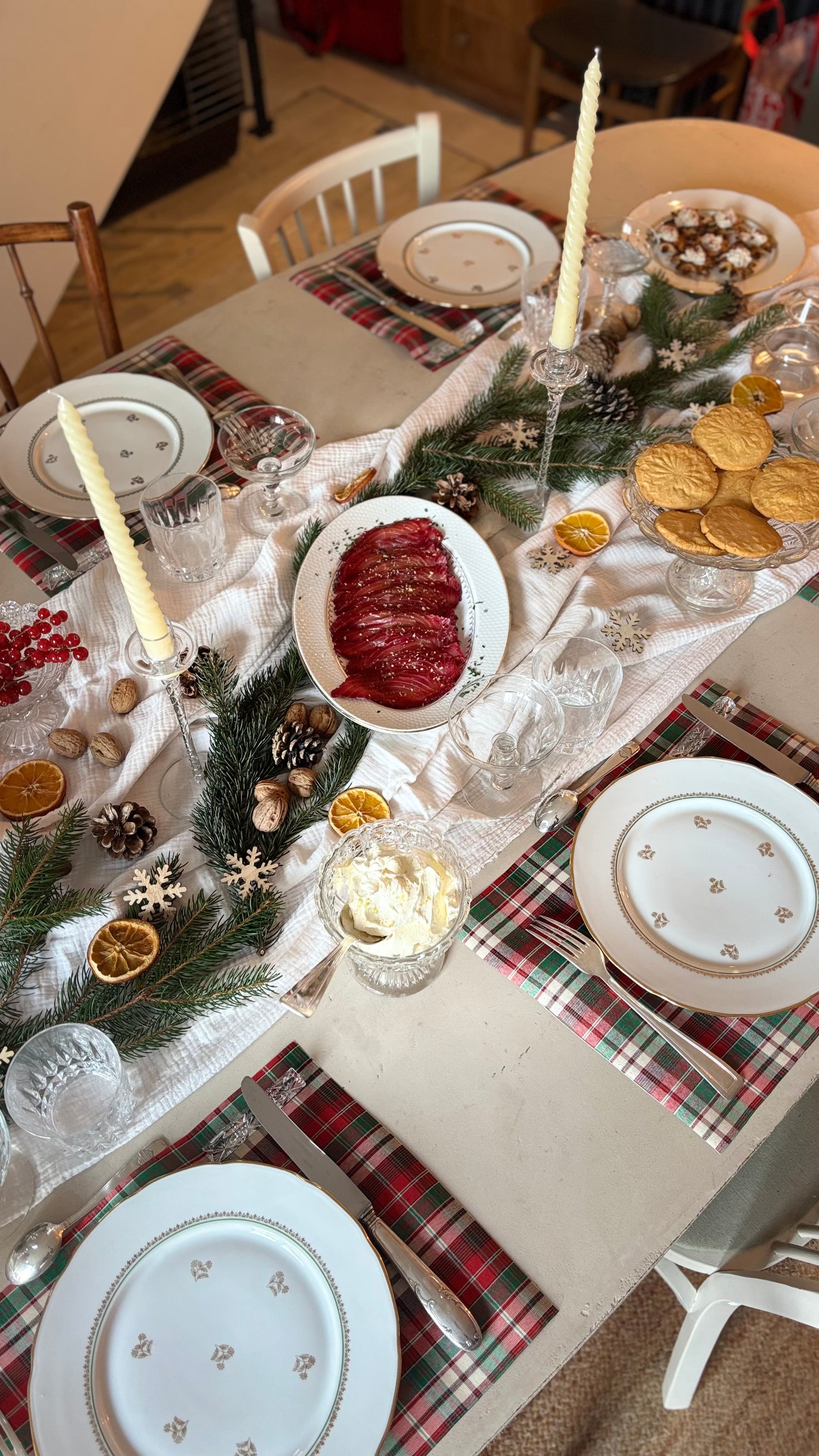 Duo de bougeoirs en verre torsadé De Raymonde à Zoé