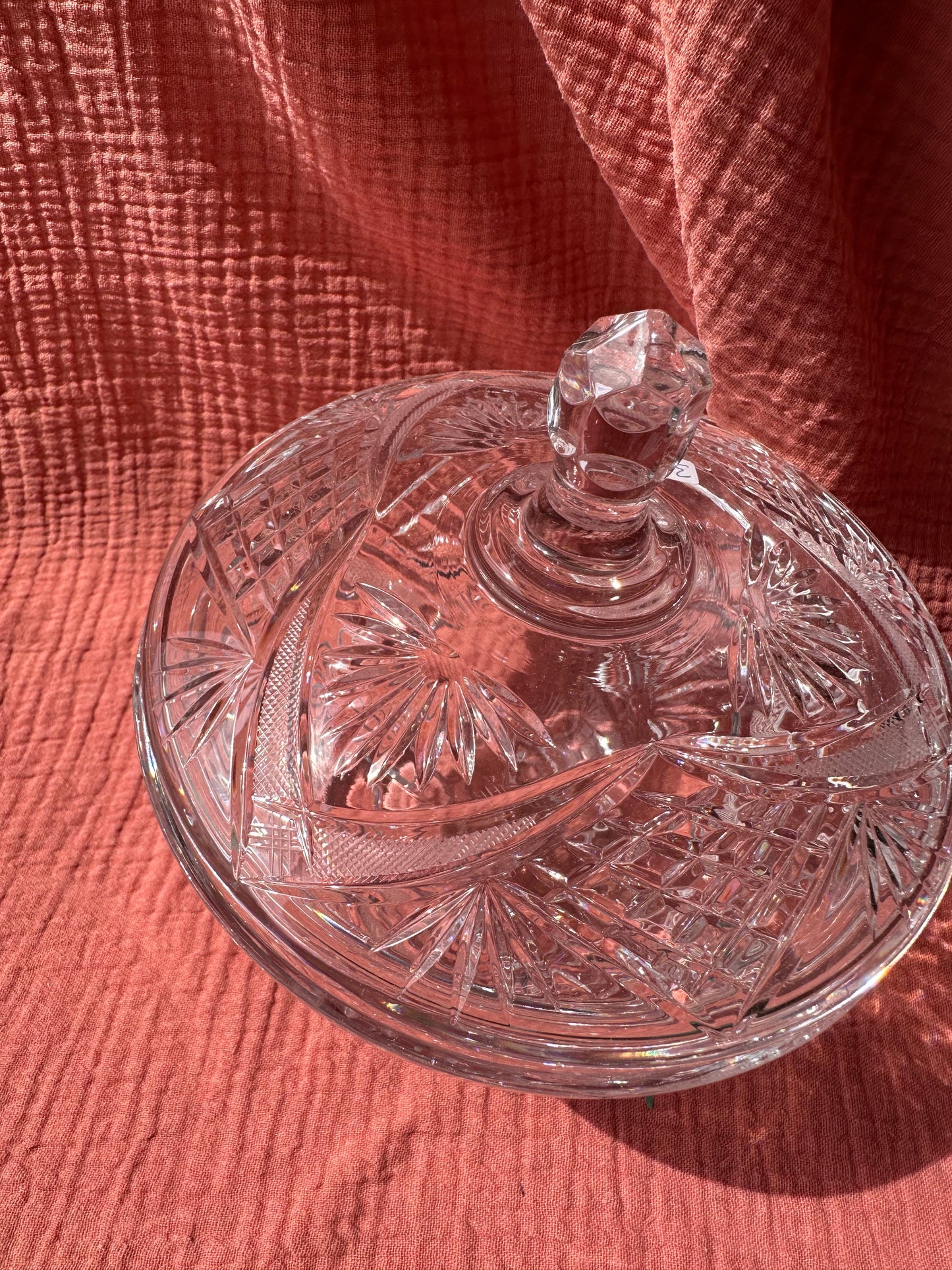 Bonbonnière en cristal De Raymonde à Zoé