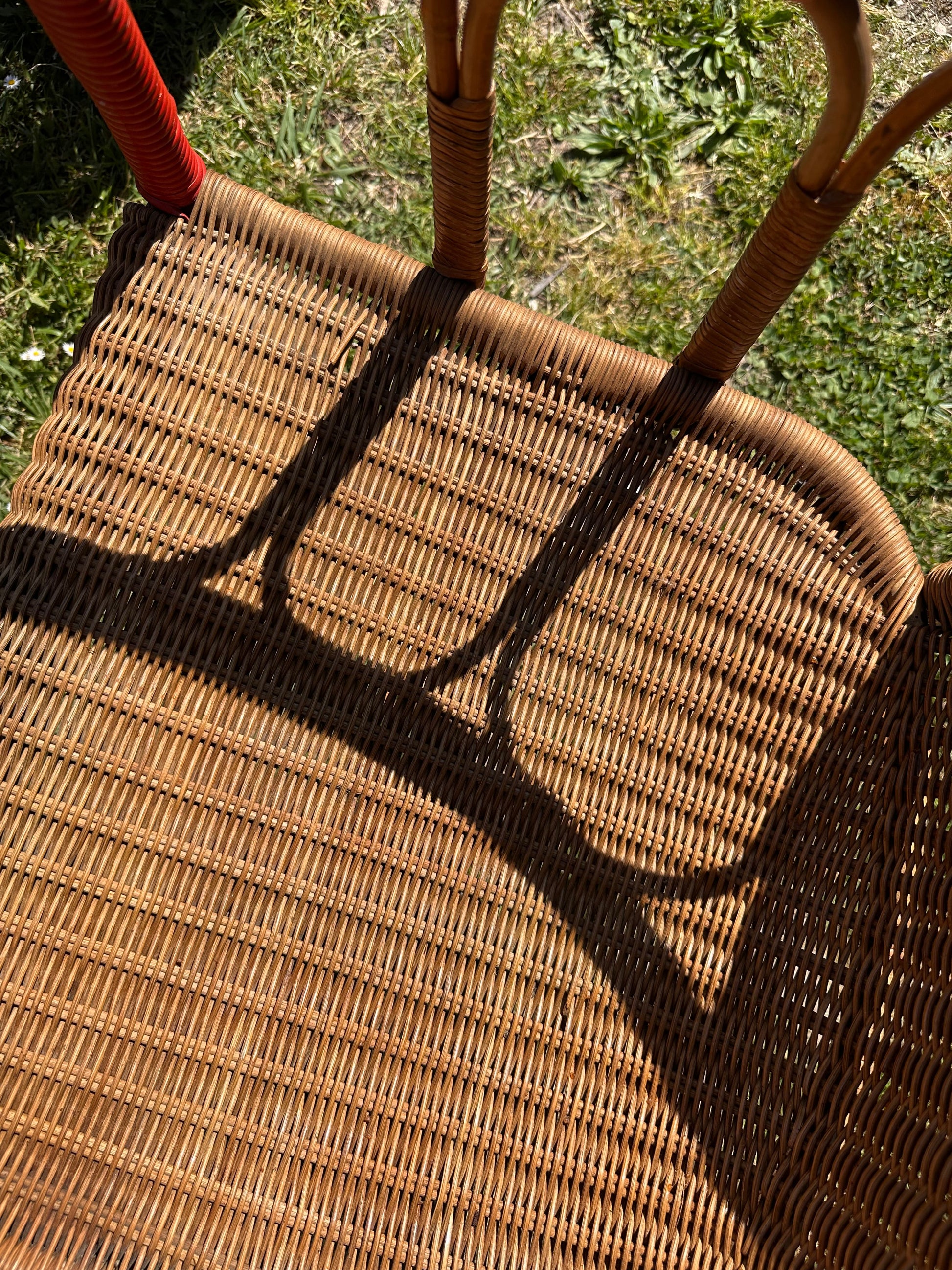 Salon de jardin en rotin vintage De Raymonde à Zoé