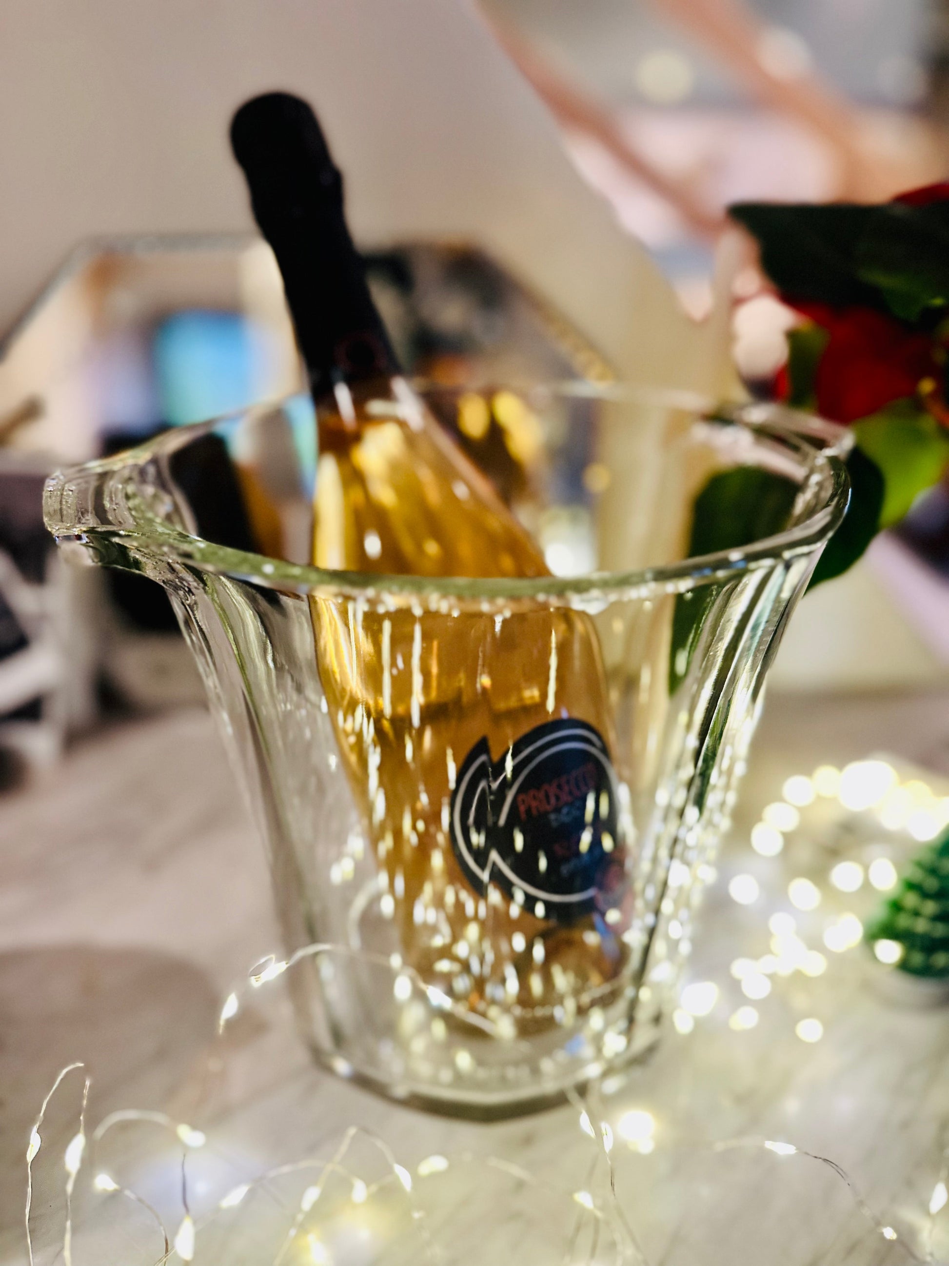 Seau à champagne en cristal De Raymonde à Zoé