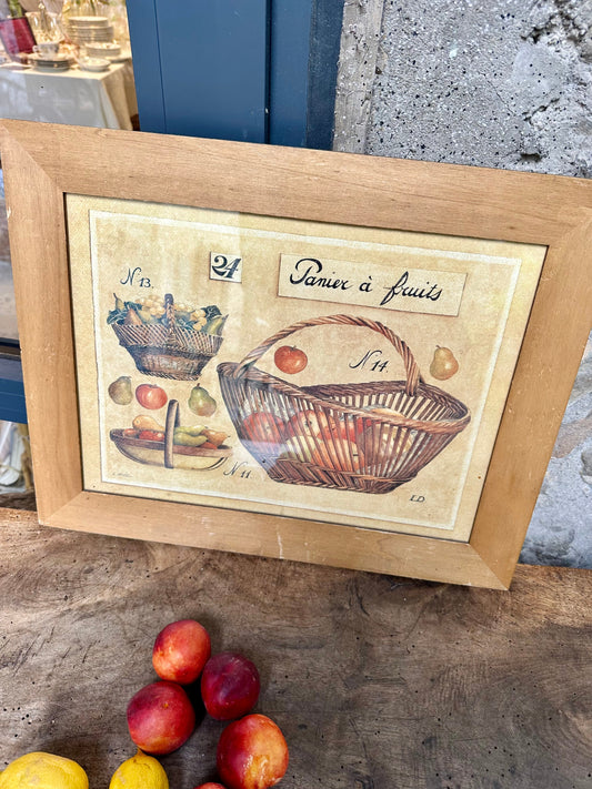 Tableau « panier à fruits » De Raymonde à Zoé