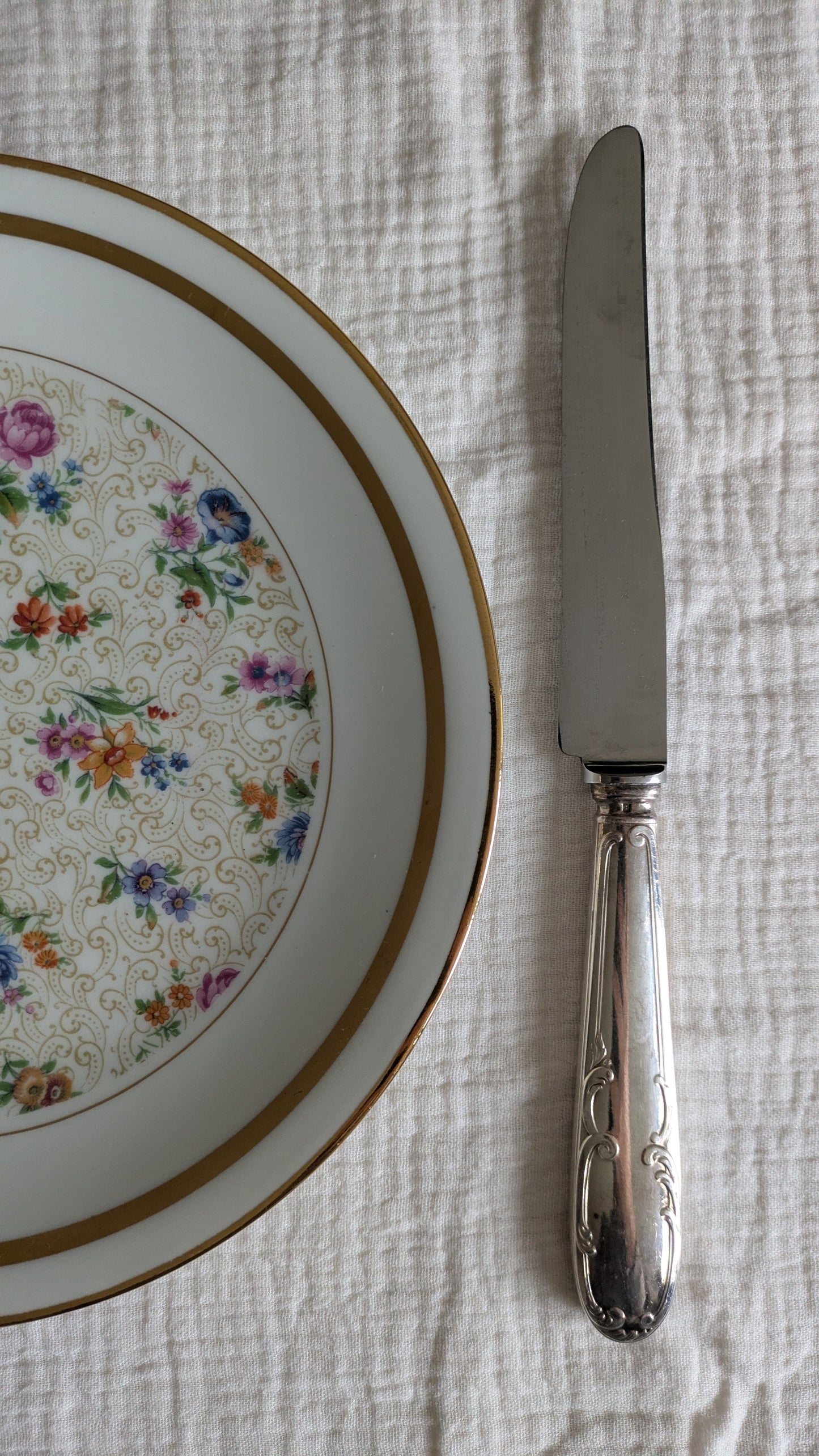 Ensemble de 12 couteaux en métal argenté De Raymonde à Zoé