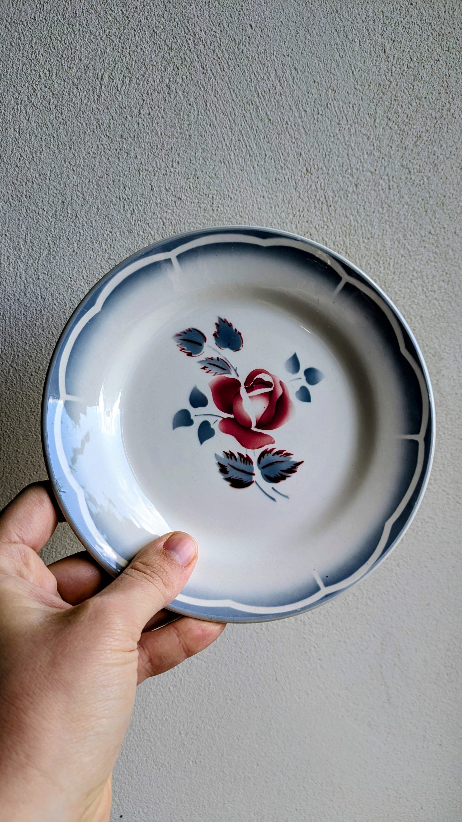 12 assiettes à dessert Digoin Sarreguemines De Raymonde à Zoé