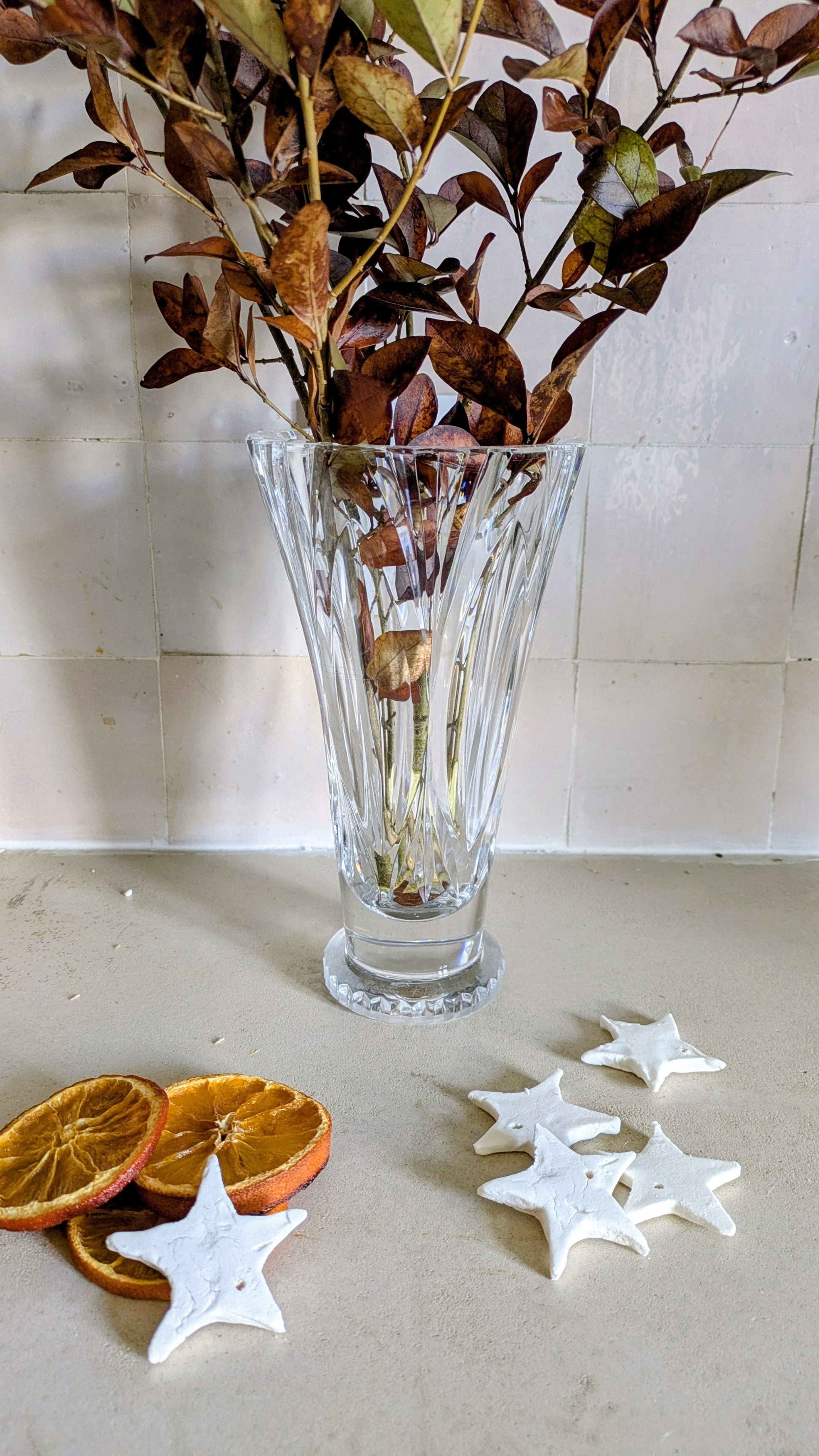 Vase évasé en cristal De Raymonde à Zoé