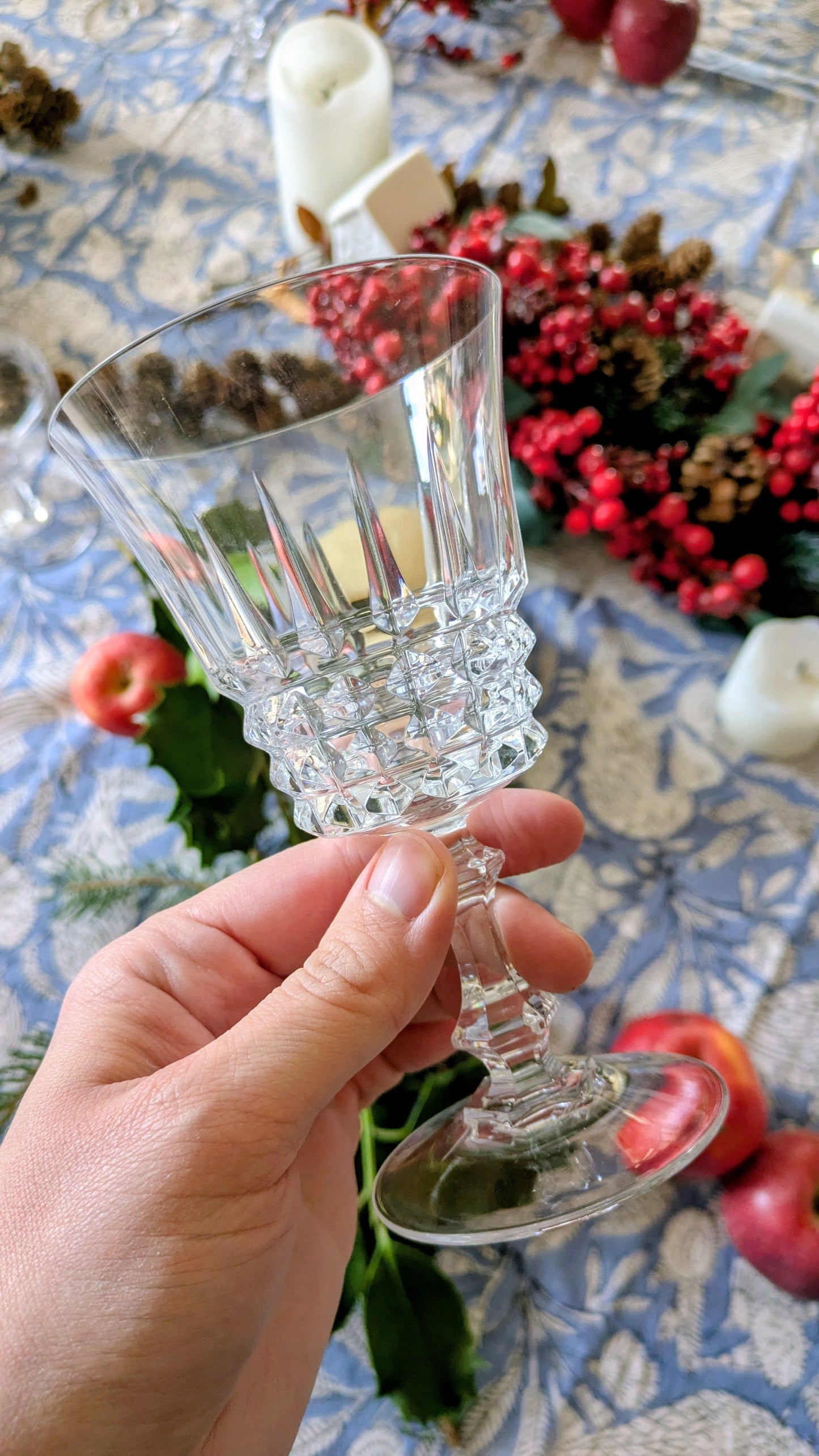 Ensemble de 6 verres à eau en cristal De Raymonde à Zoé