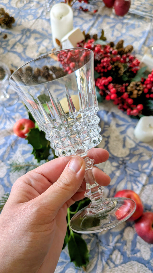 Ensemble de 6 verres à eau en cristal De Raymonde à Zoé