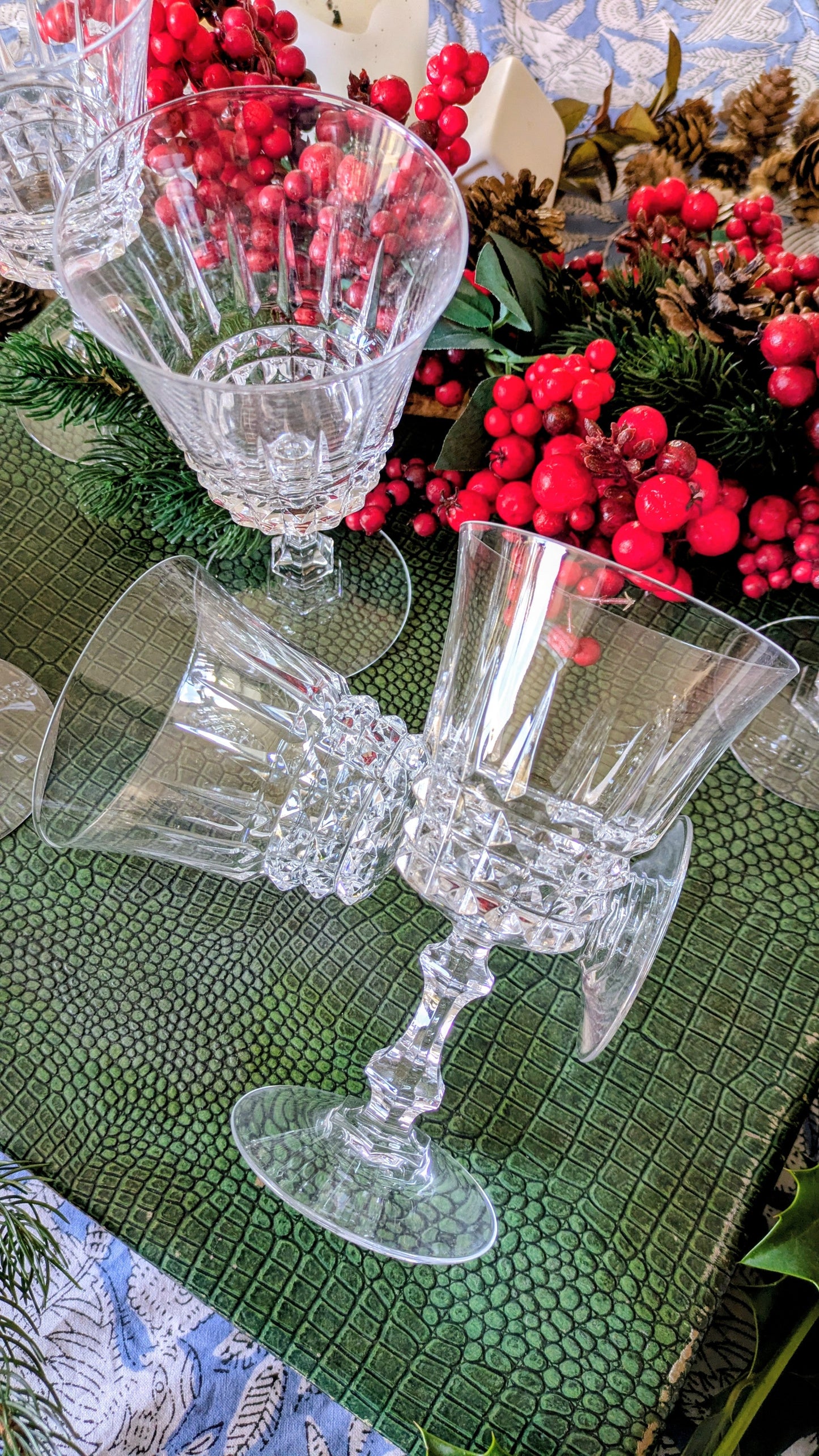 Ensemble de 6 verres à eau en cristal De Raymonde à Zoé