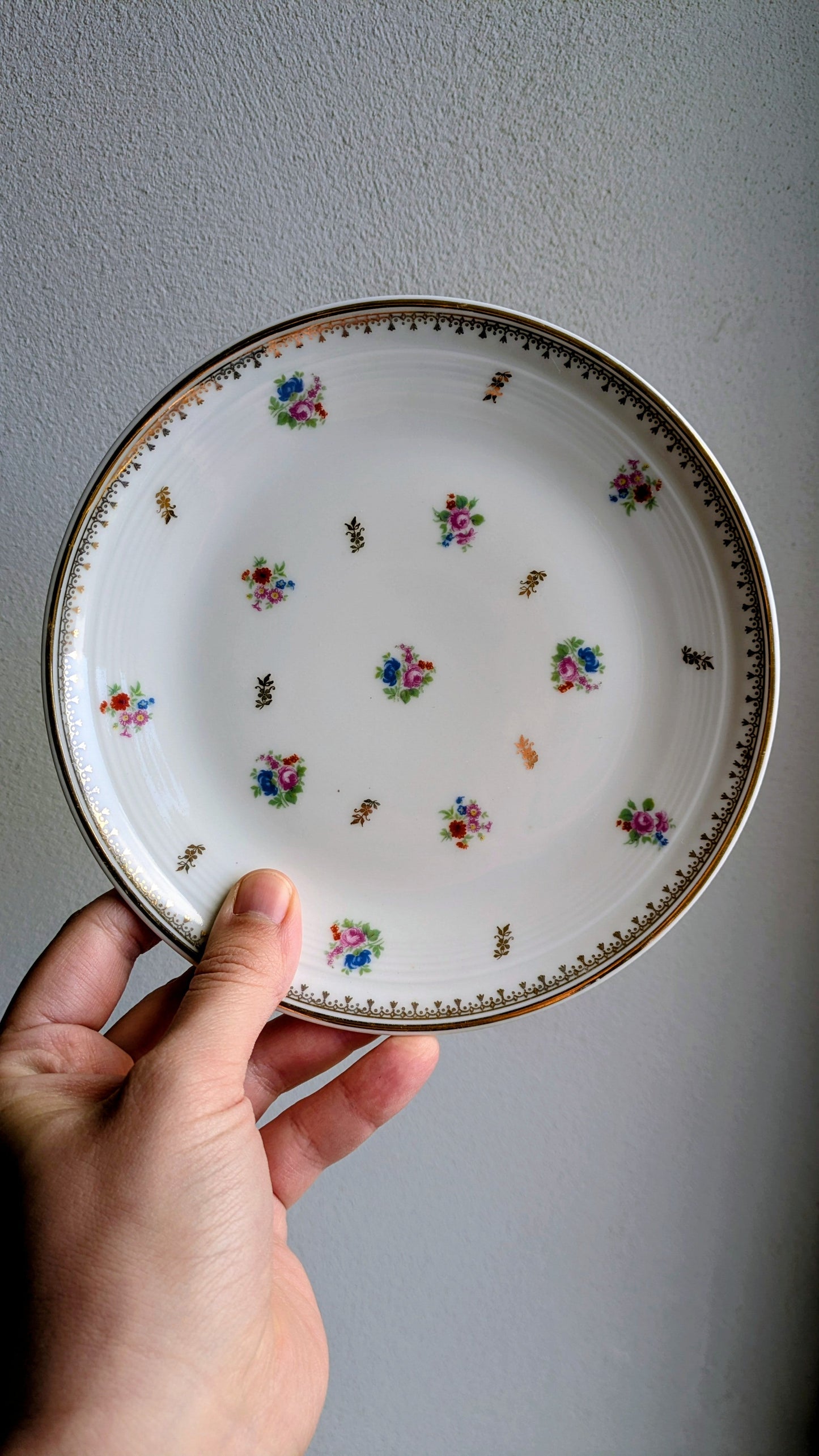 8 assiettes à dessert en porcelaine de Limoges. De Raymonde à Zoé