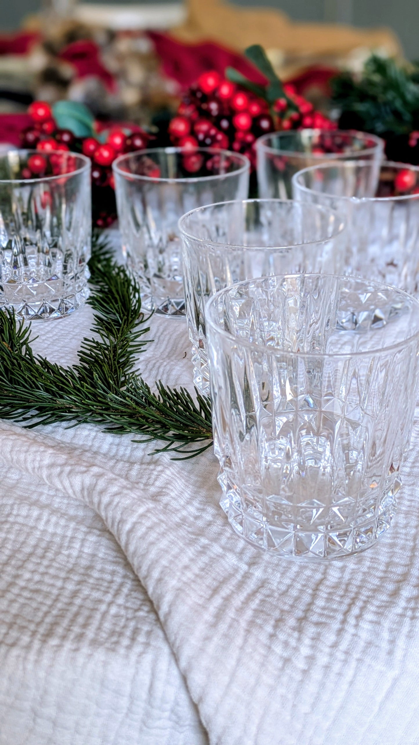 Ensemble de 4 verres à whisky en verre De Raymonde à Zoé